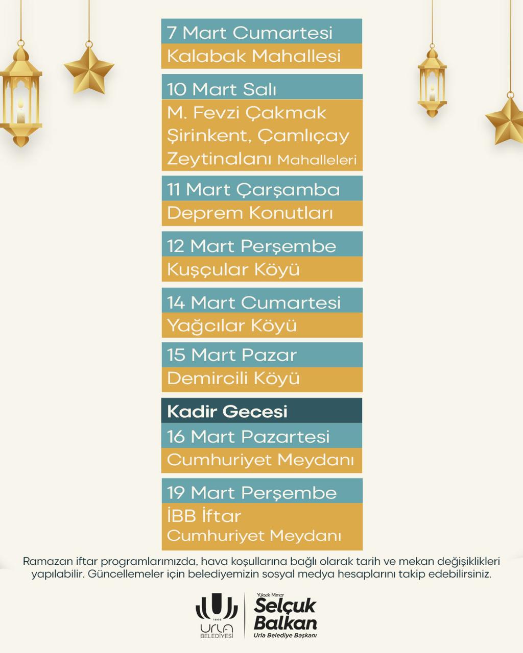 Urla Tek Yürek Oluyor! Aynı Sofrada Buluşma Başlıyor (2)