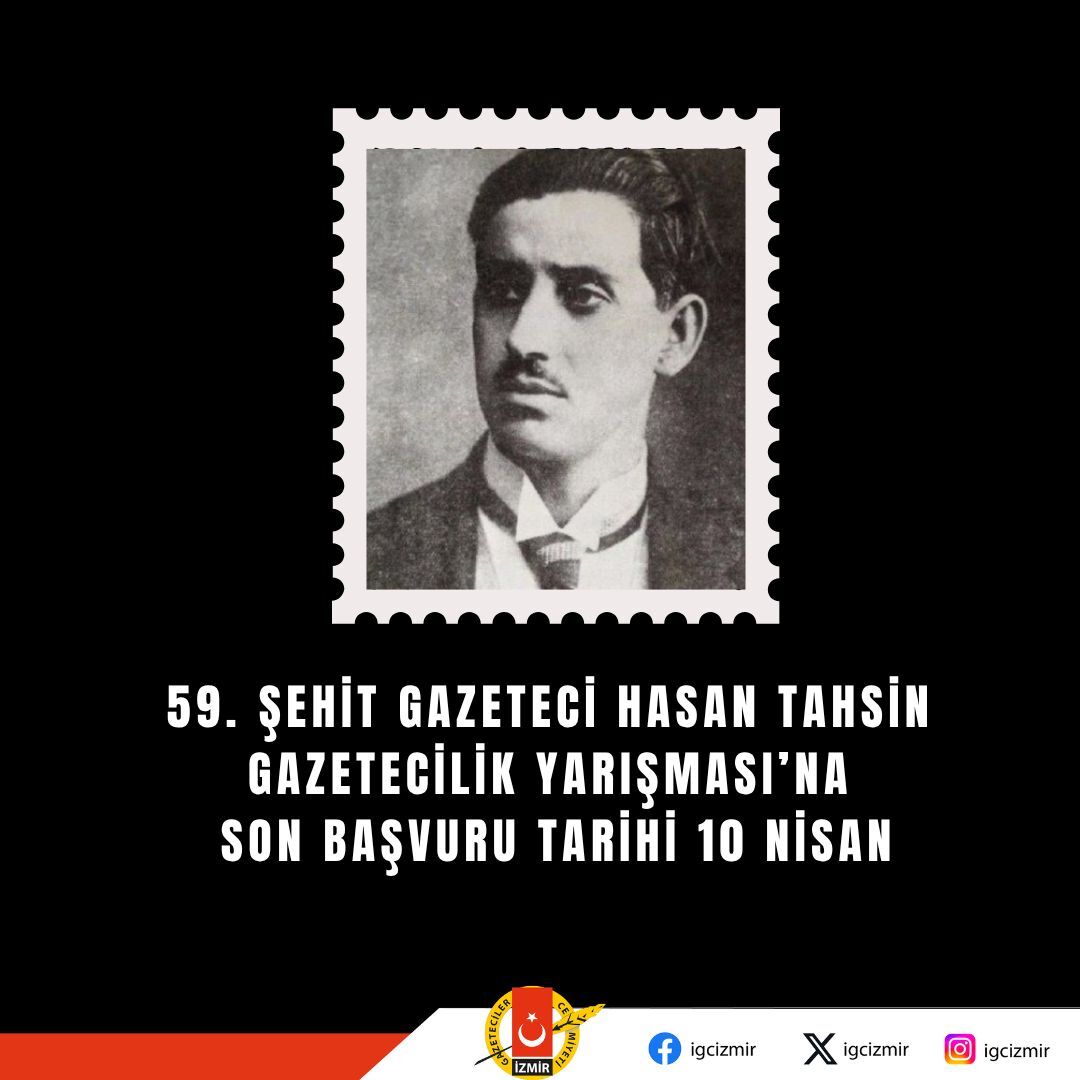 Hasan Tahsin Gazetecilik Yarışması’nda son tarih yaklıaşıyor