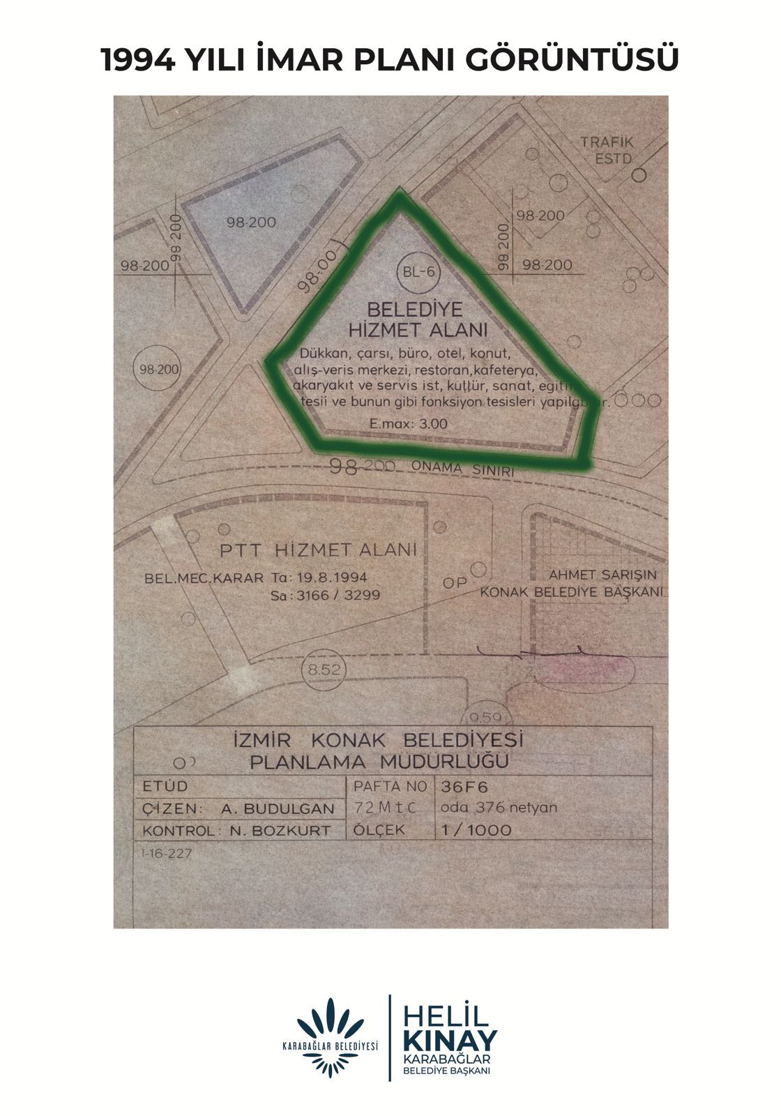 1994 Yılı Imar Planı