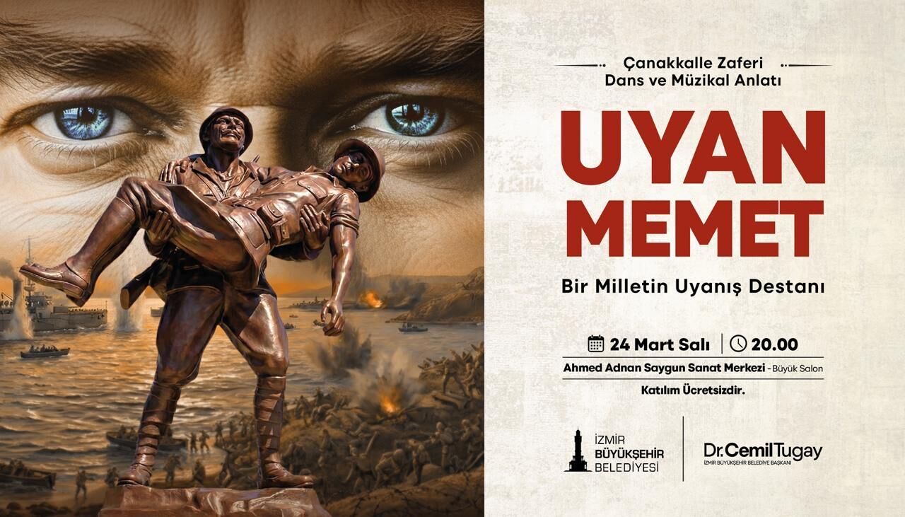 İzmir Büyükşehir Belediyesi, Çanakkale ruhunu sahneye taşıyan özel bir gösteriye ev sahipliği yapıyor.