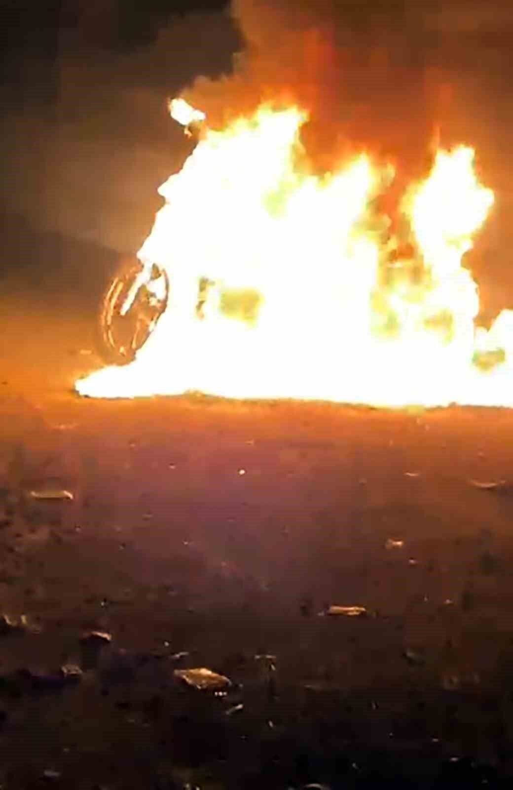 50 Bin Liralık Motoruna 204 Bin Tl Ceza Yedi, Motorunu Yaktı3