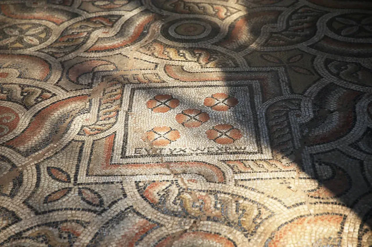 Antik Kentte Bulunan Mozaik 222