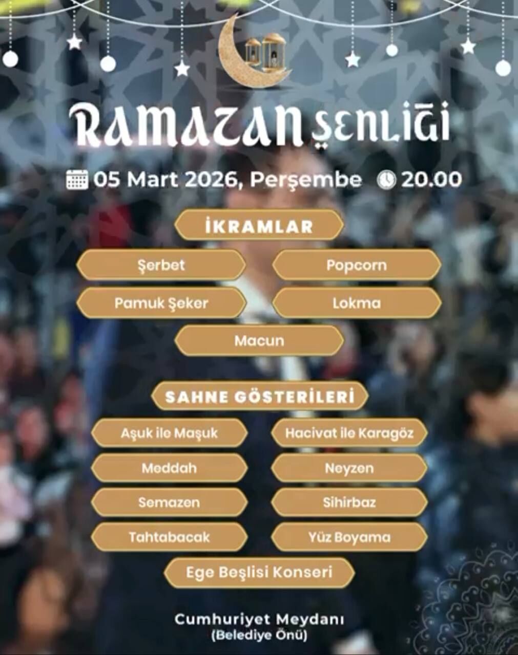 Balçova’da Ramazan Coşkusu Meydana Taşınıyor (1)