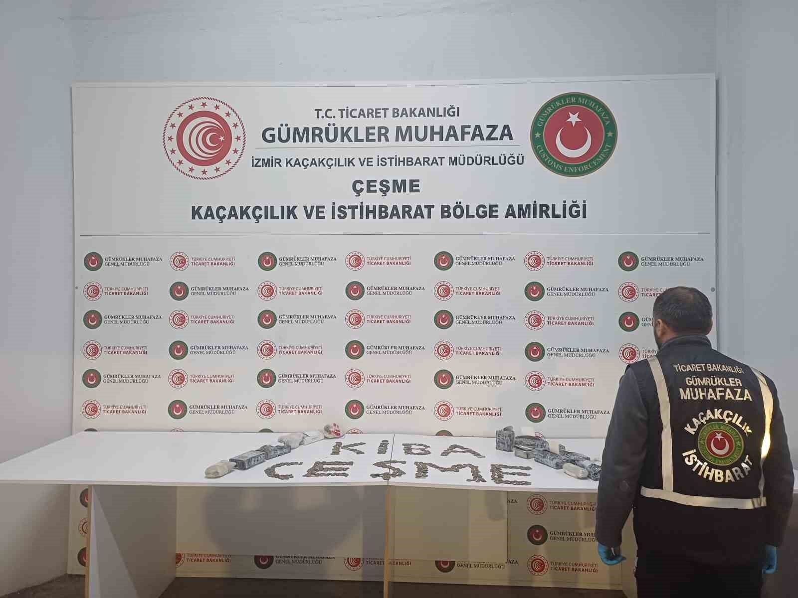 Çeşme Limanı’nda Tarihi Eser Operasyonu!