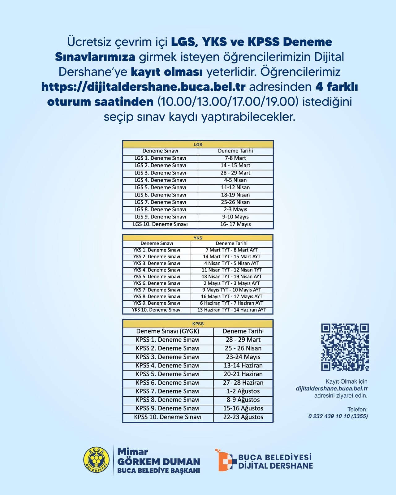 Dijital Dershane’de Ücretsiz Deneme Sınavları Başlıyor! (1)