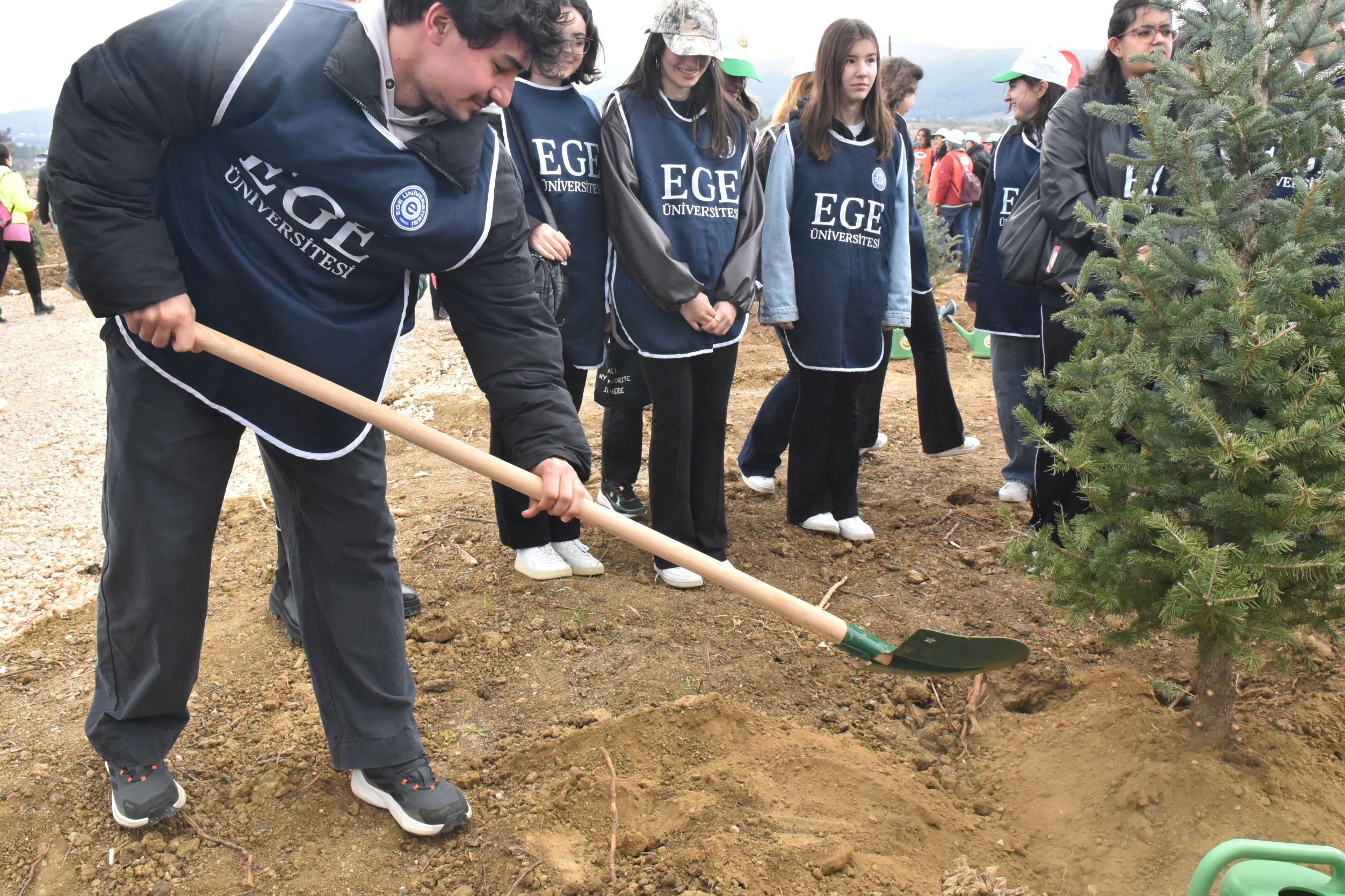Egeli Öğrenciler Yangın Alanlarını Fidanlarla Yeşertti (6)