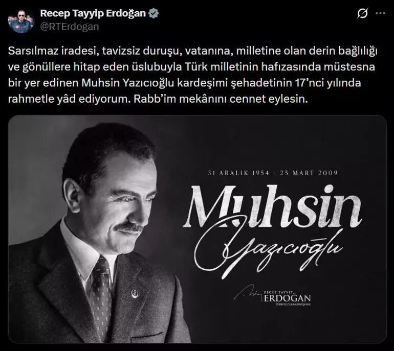Erdoğan Muhsi̇n Yazicioğlu