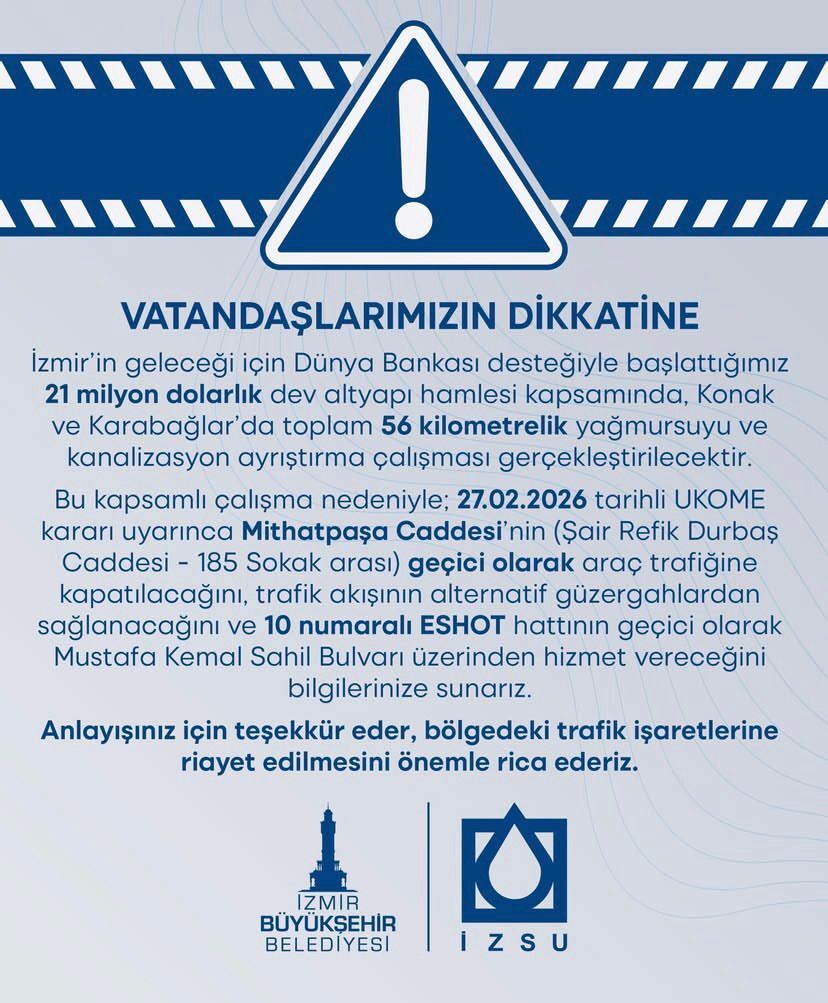 İzmir Büyükşehir Belediyesi Ile İzsu, Kentin Altyapısını Güçlendirecek Büyük Bir Projeye Start Verdi. (2)