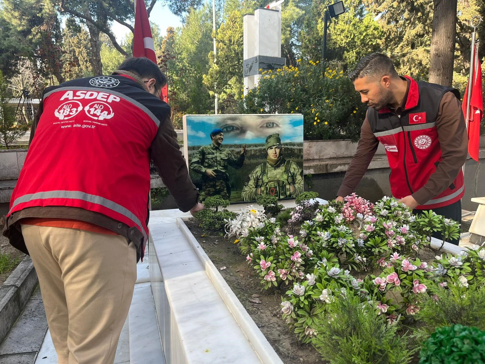 Kadifekale Şehitliği’nde 18 Mart’a Özel Dijital Düzenleme (5)
