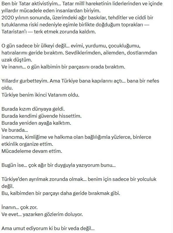 Kendini ’Tatar Gazeteci’ Olarak Tanıtan Ve Para Toplayan Kişinin Iddiaları Yalan Çıktı