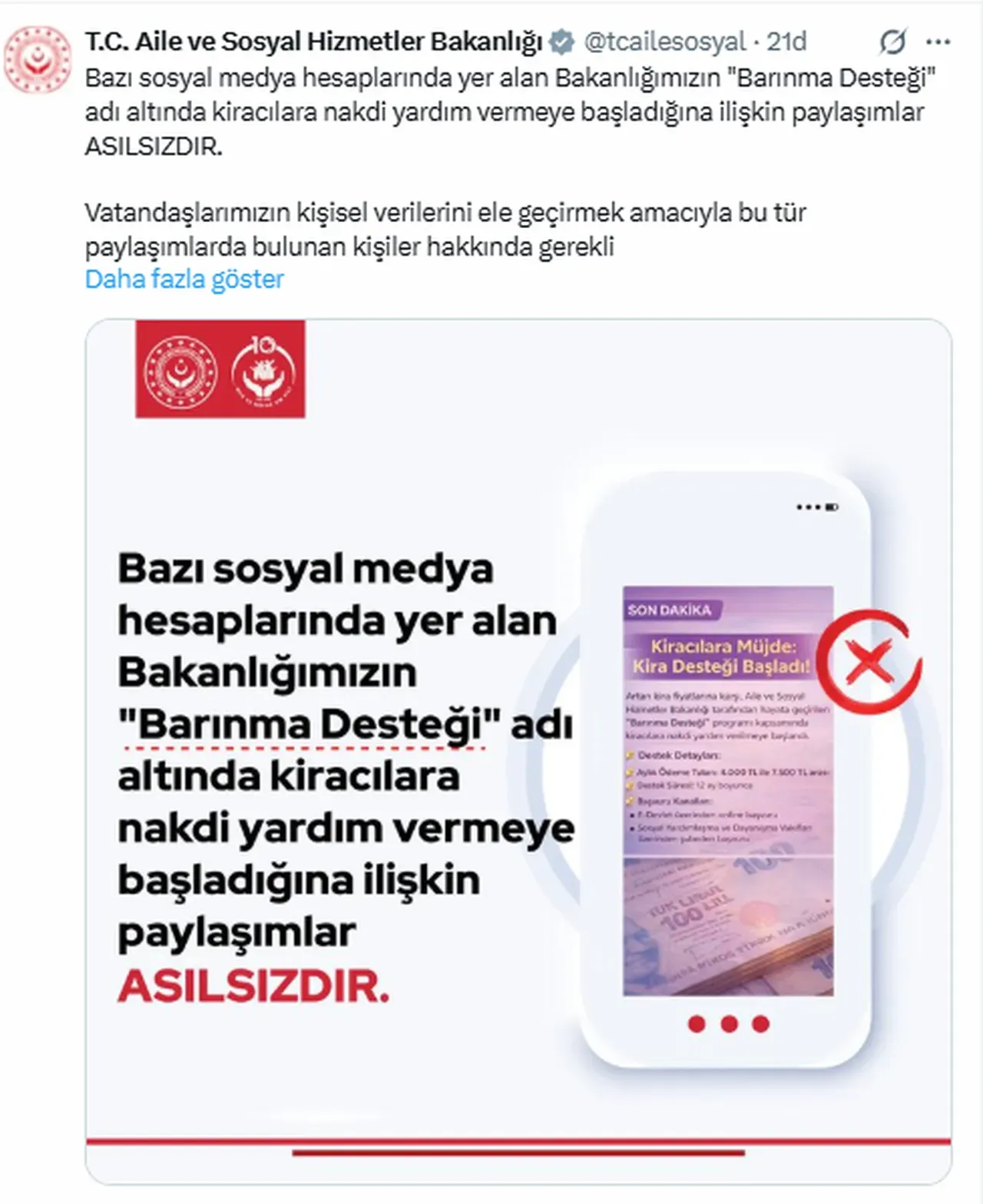 Kiracılara Nakit Desteği Mi Yapılacak Bakanlıktan 'Barınma Desteği' Açıklaması