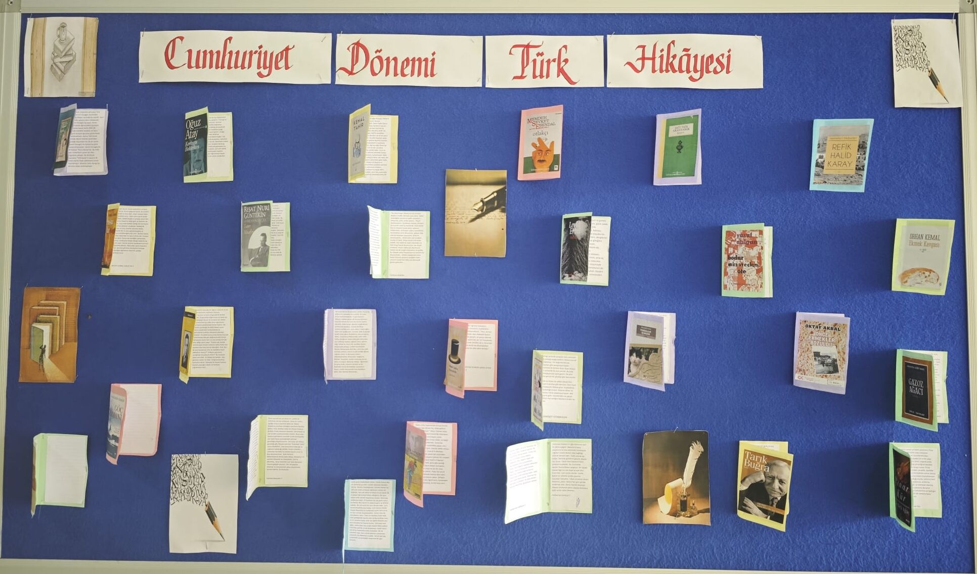 Okulumuzun Koridorları Bu Kez Kelimelerin Izini Süren Anlamlı Bir Çalışmaya Ev Sahipliği Yapıyor (1)