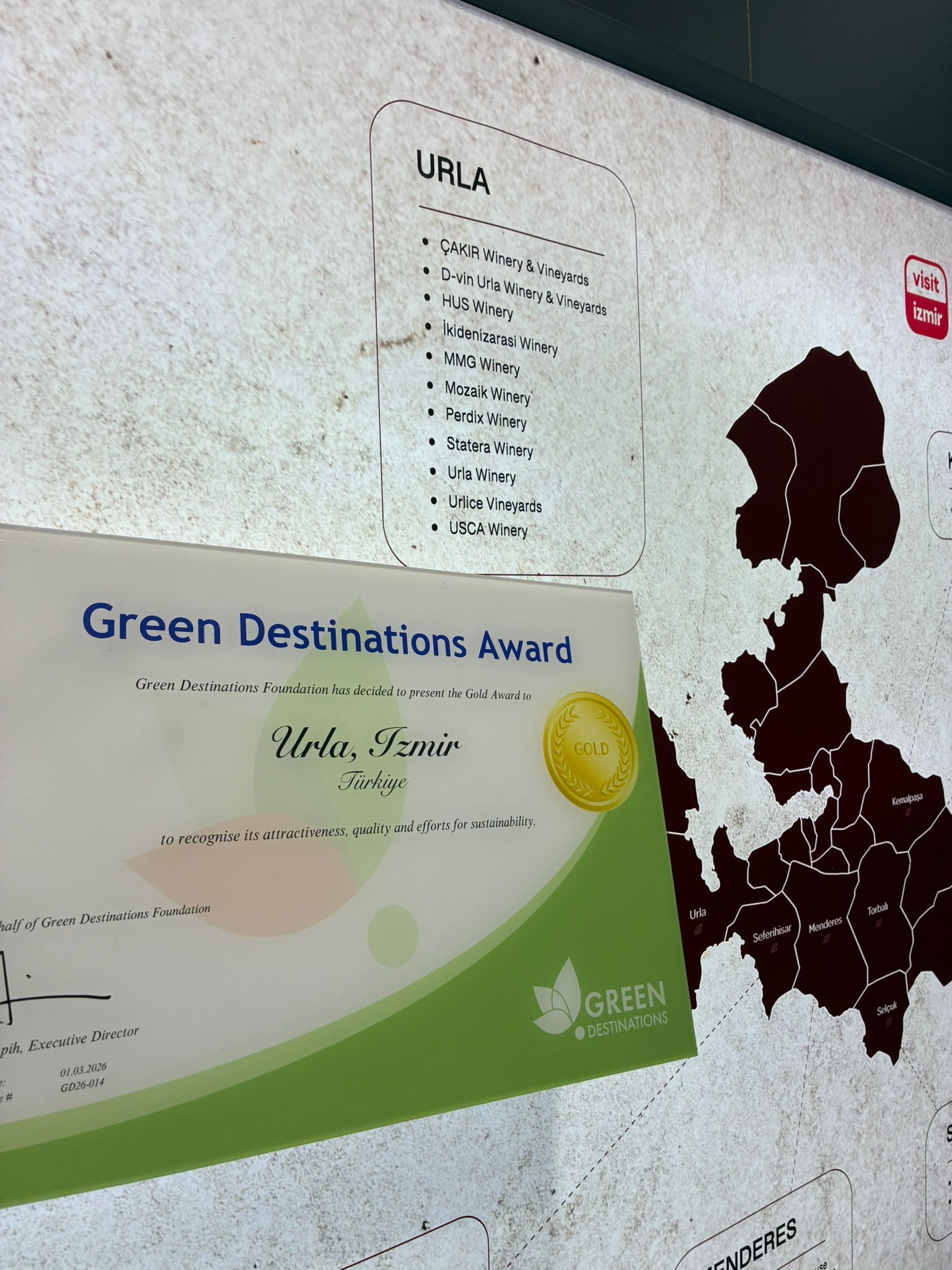 Urla, Iki Yılda Beşinci Uluslararası Ödülünü Kazandı (1)