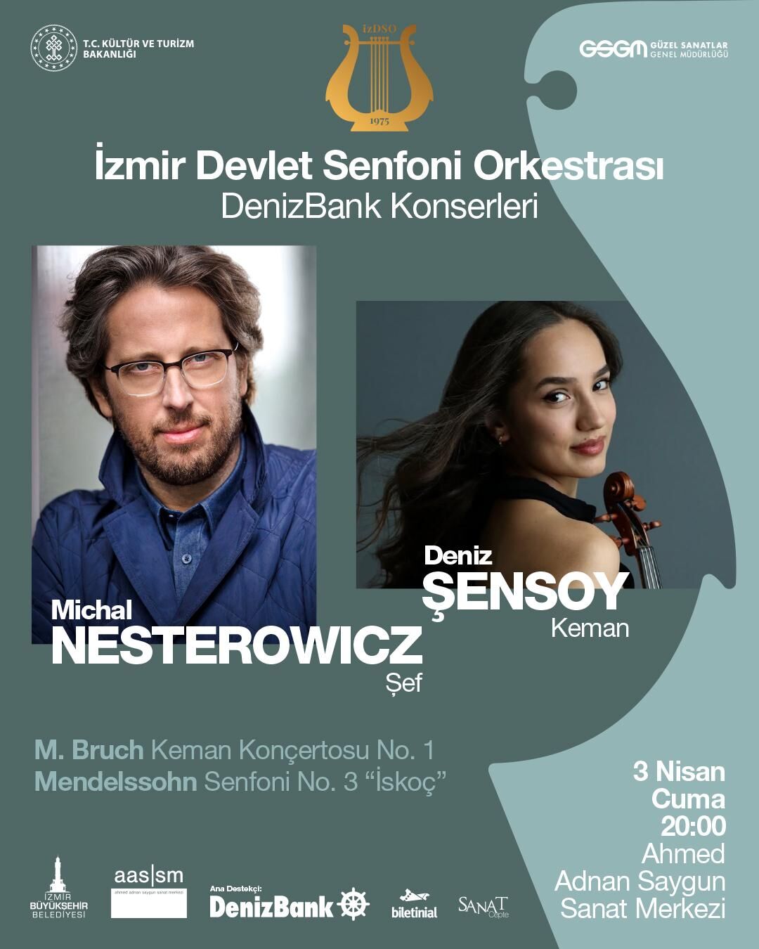 İzmir Devlet Senfoni Orkestrası’ndan ‘İskoç’ gece