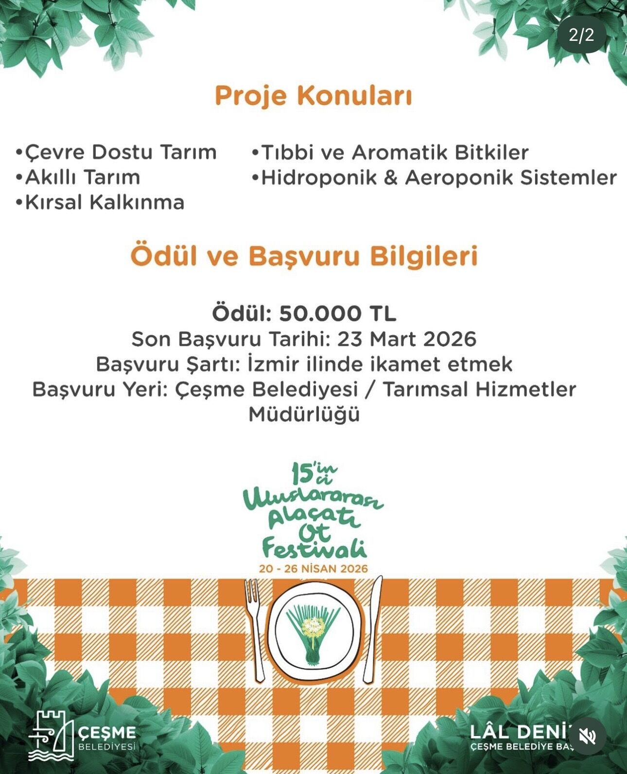 15. Uluslararası Alaçatı Ot Festivali Sürdürülebilir Tarım Proje Yarışması’nda Ön Değerlendirme Tamamlandıimg 3666