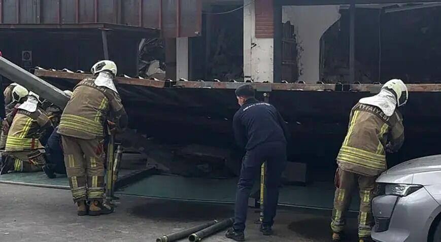 Ankara'da Platform Yıkıldı Ekipler Sevk Edildi (2)