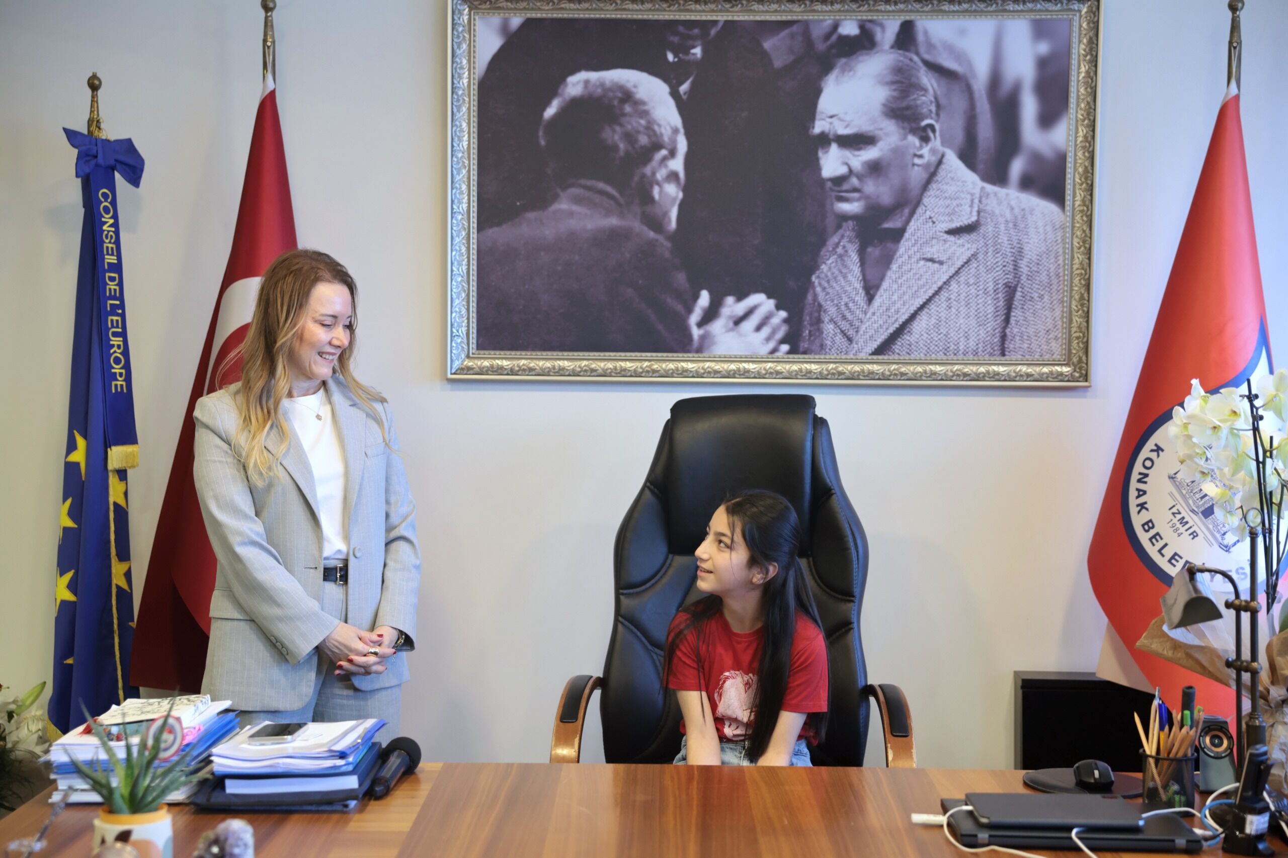 Başkan Mutlu Makamını Çocuklara Devretti (6)