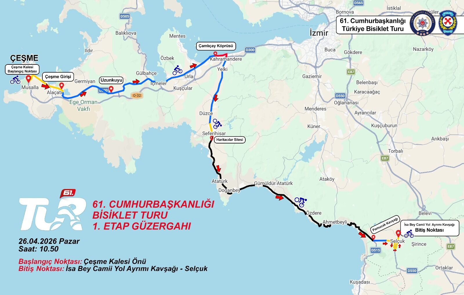 Cumhurbaşkanlığı Bisiklet Turu Için İzmir'de Hazırlıklar Başladı!-1