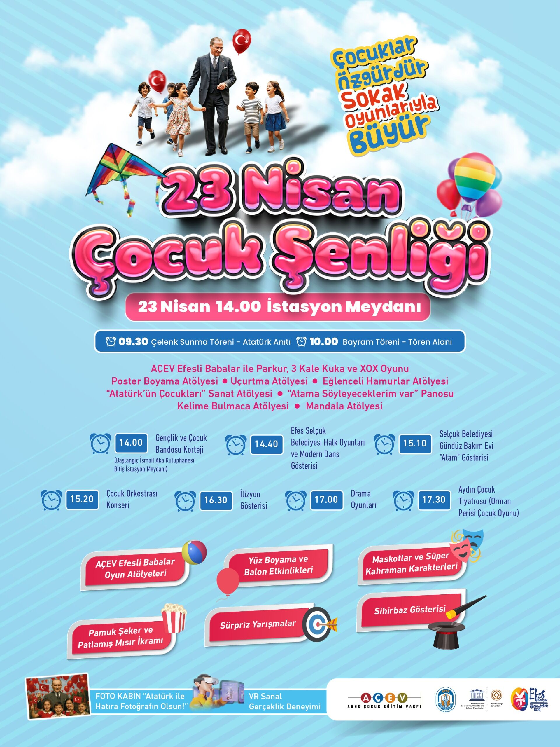 Efes Selçuk’ta 23 Nisan Şenliği Başlıyor!-1