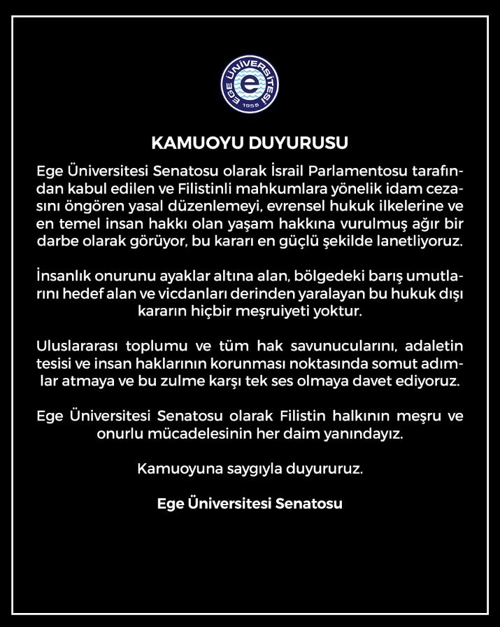 Eü Kamuoyu Duyurusu