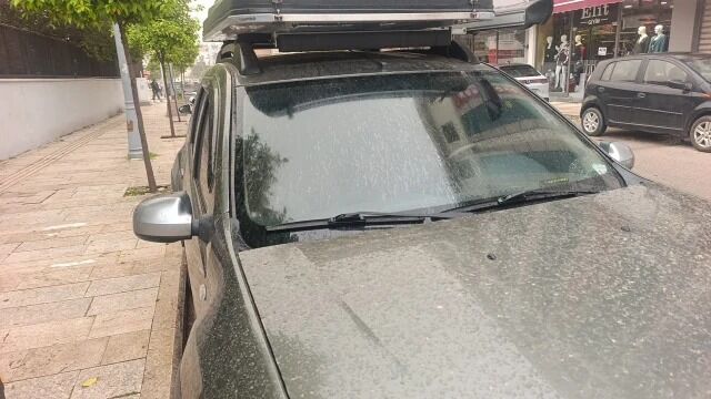 Göz Gözü Görmedi, Çamur Yağdı! Afrika'dan Gelen Çöl Tozu Türkiye'ye Giriş Yaptı (5)