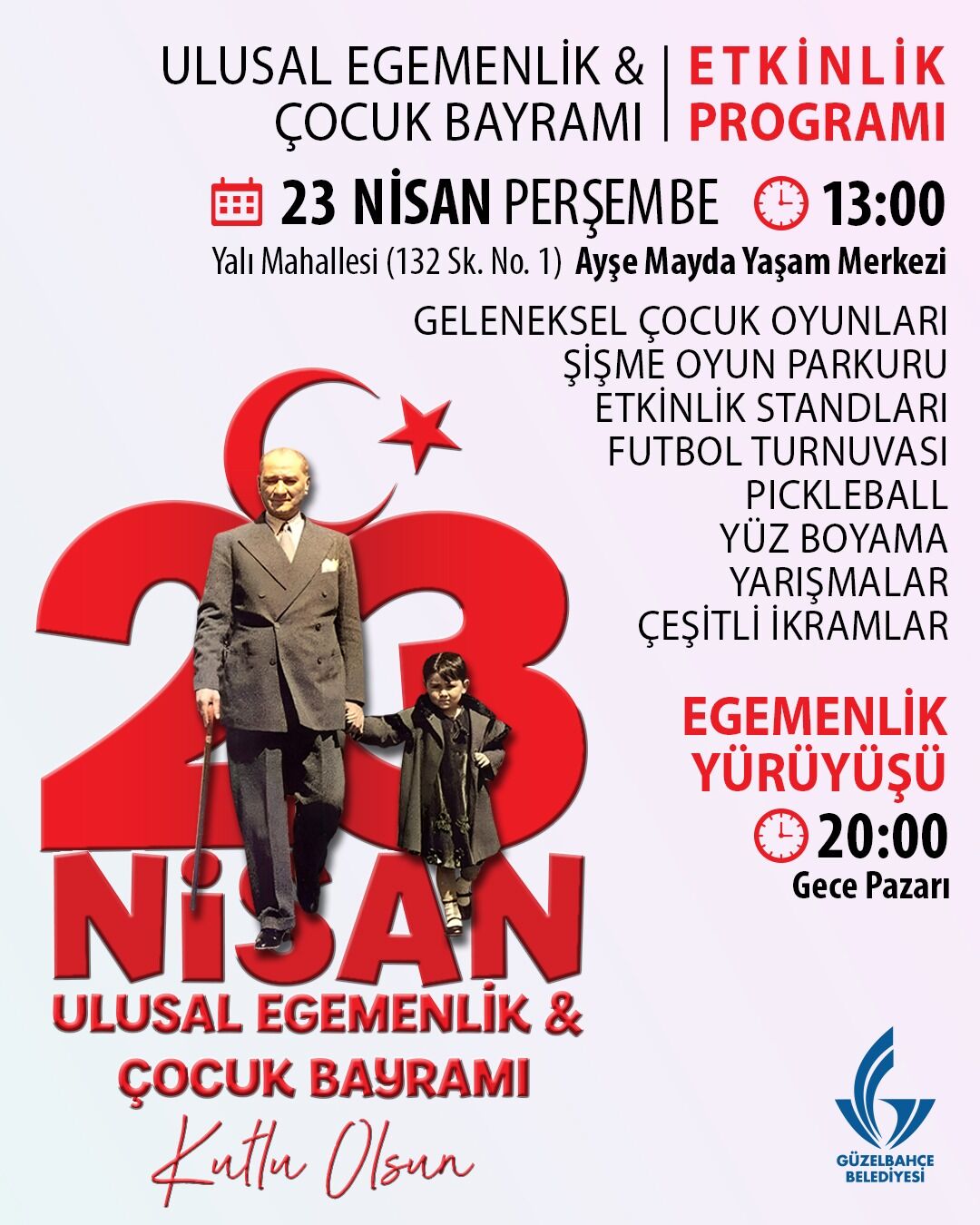 Güzelbahçe’de 23 Nisan Çocuk Şenliği Programı Hazır (1)-1