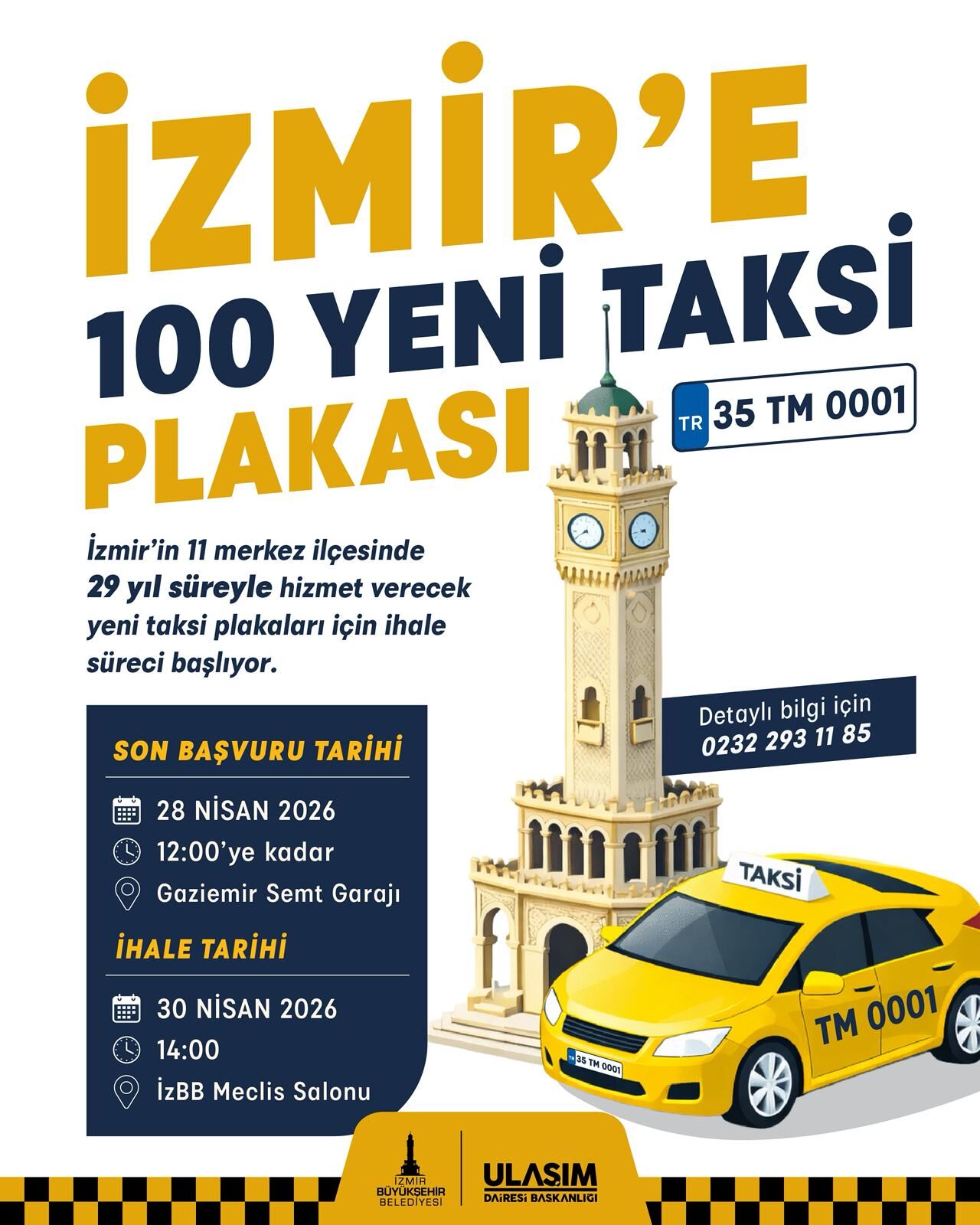 İzmir’de 100 Taksi Plakası Ihalesi Için Başvurular Sürüyor (1)