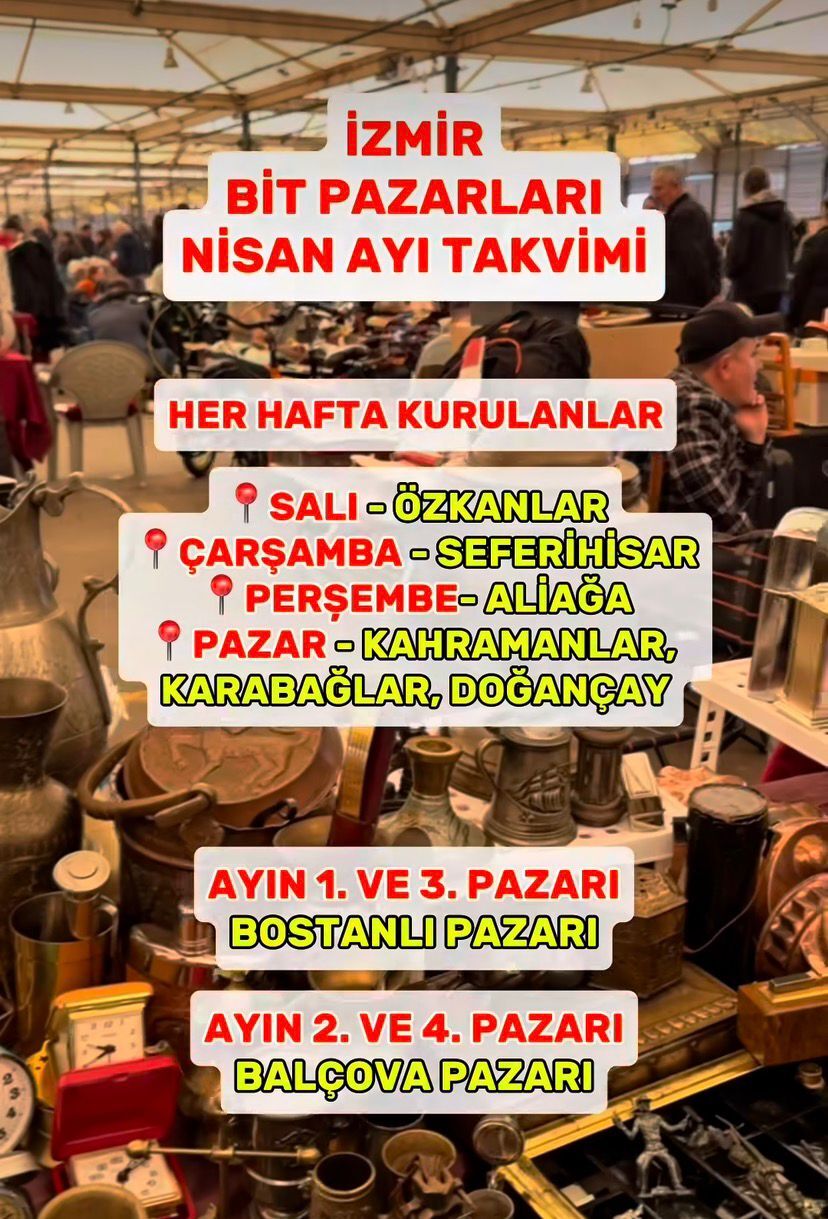 İzmir’de Nisan Bit Pazarı