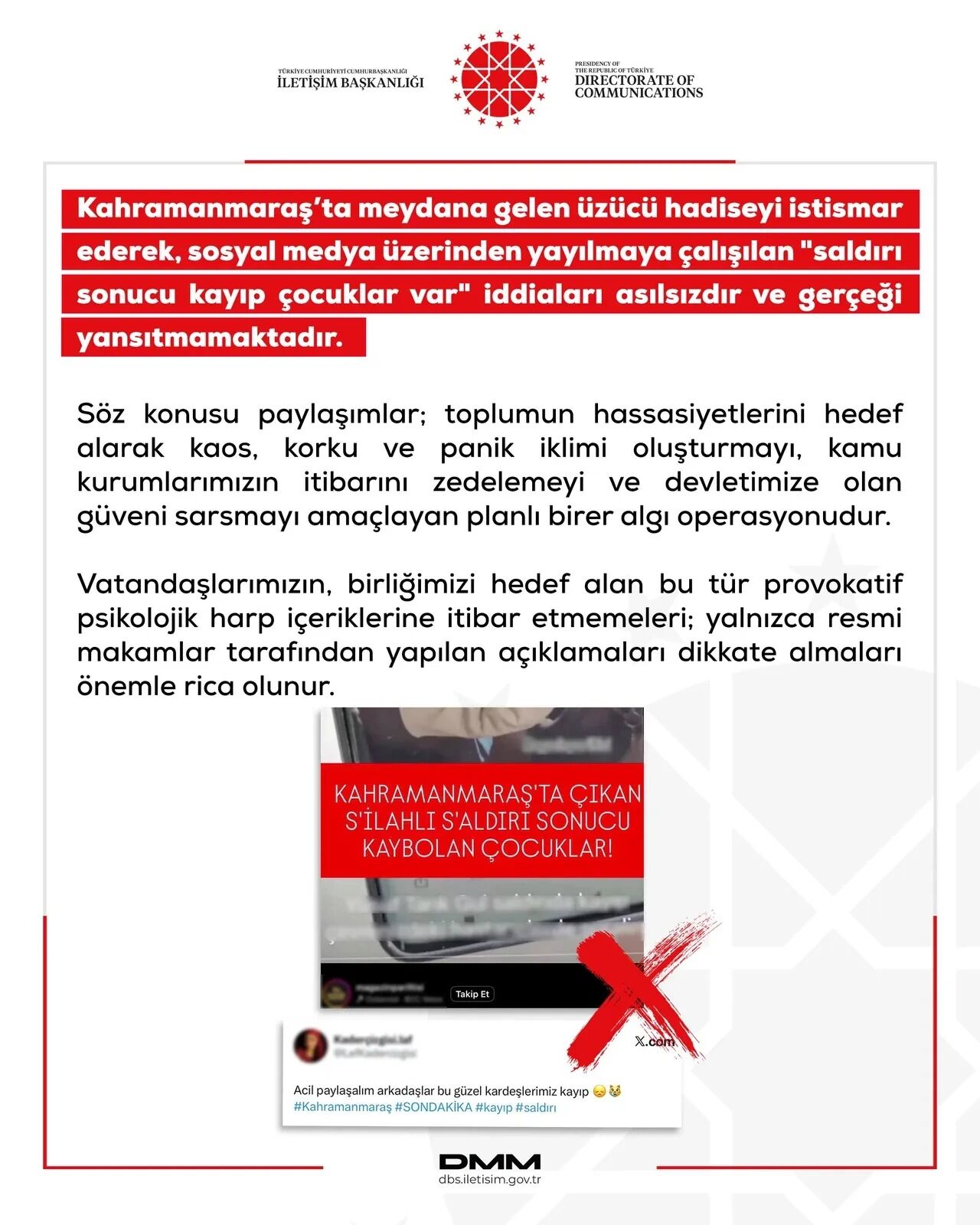 Kahramanmaraş'ta Okul Saldırısı... 'Kaybolan Çocuklar Var' Iddiasına Resmi Yanıt