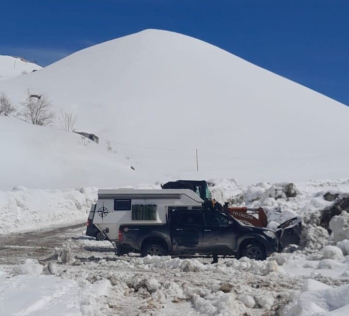 Nemrut Dağı’nda Kar Kalınlığı 5 Metreye Ulaştı (3)