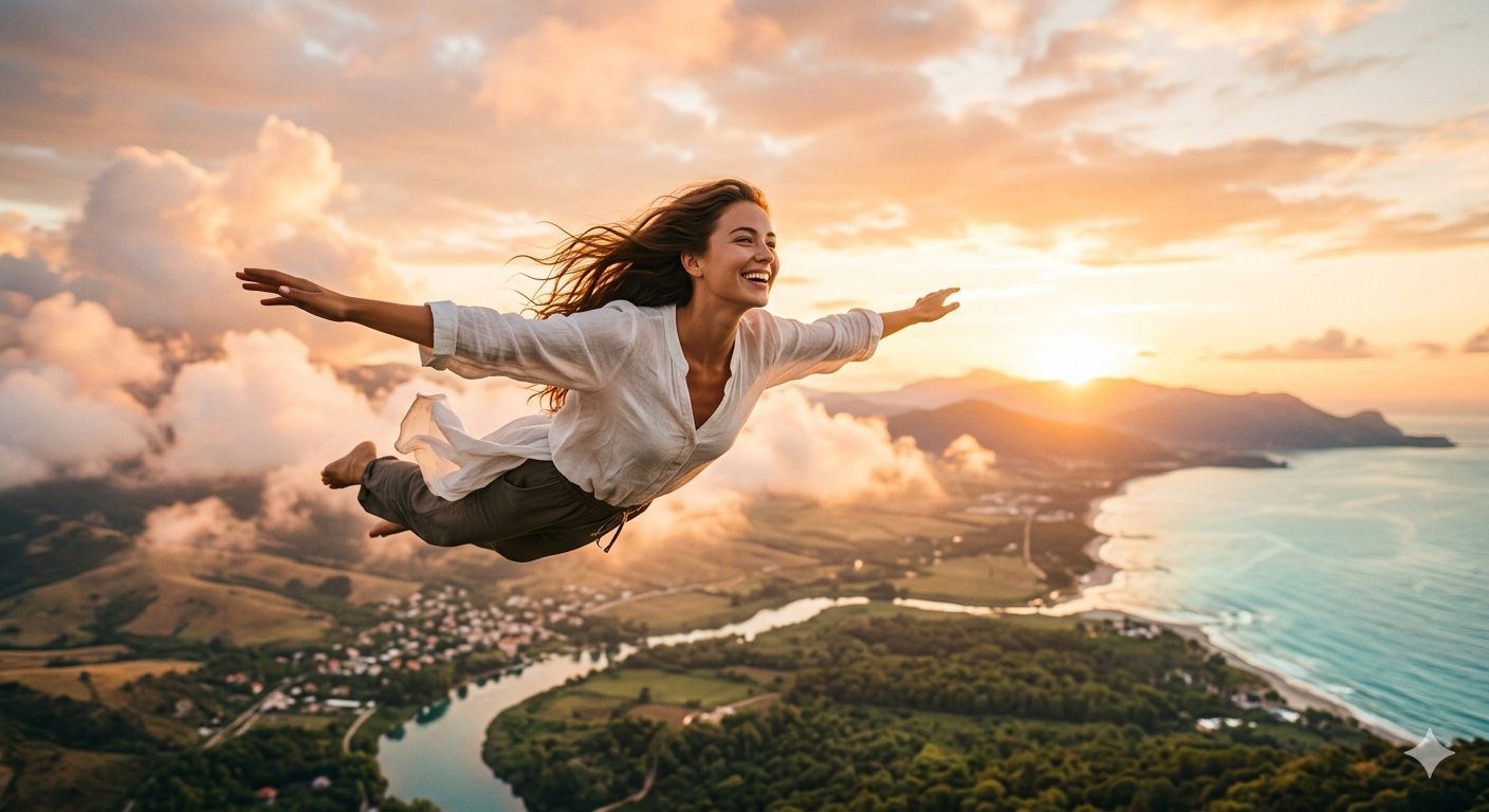 Rüyada Uçmak Ne Anlama Gelir Görüntü Oluştur