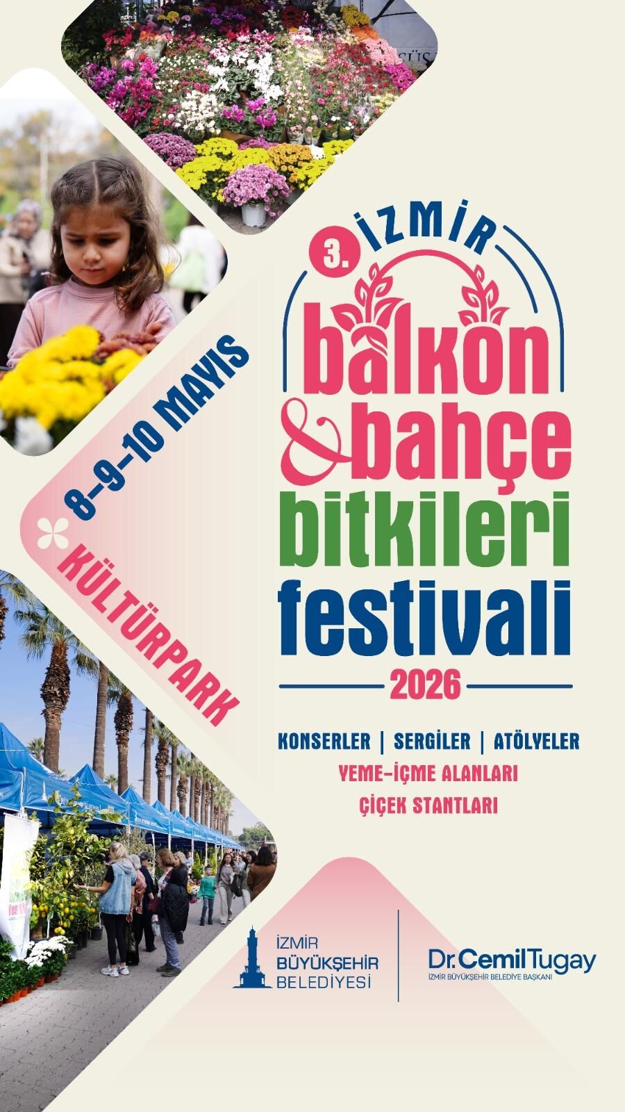 İzmir’de 3 gün boyunca her yer çiçek kokacak!
