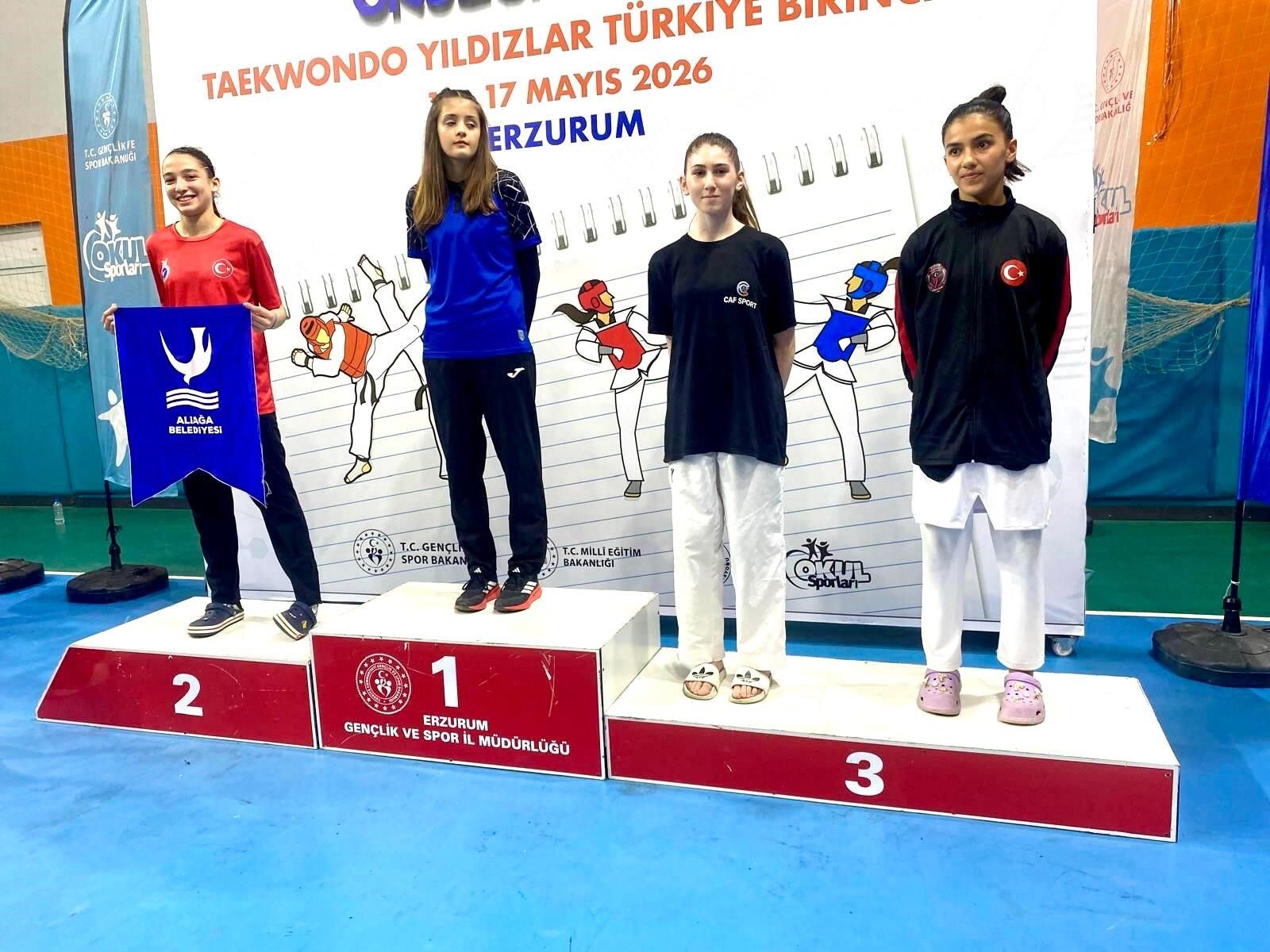 Aliağa Gençlik Merkezi Spor Kulübü Sporcusu Merve Nisa Mızrak, Erzurum’da Devam Eden Okul Sporları Yıldızlar Türkiye Şampiyonası’nda Önemli Bir Başarı Elde Ederek Türkiye Ikincisi Oldu (1)-1