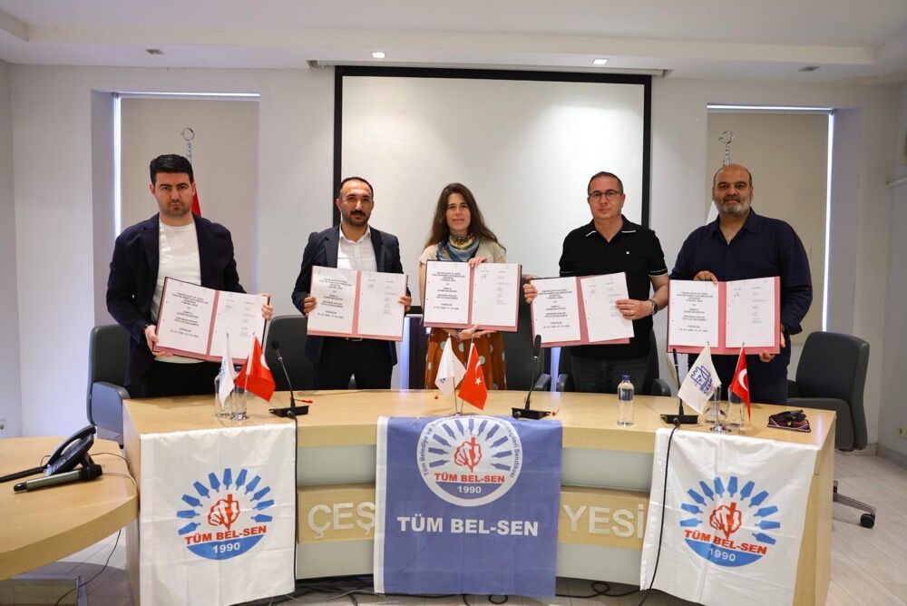 Belediye Ve Sendika Anlaştı Çeşme’de Ti̇s Yürürlüğe Girdi (4)