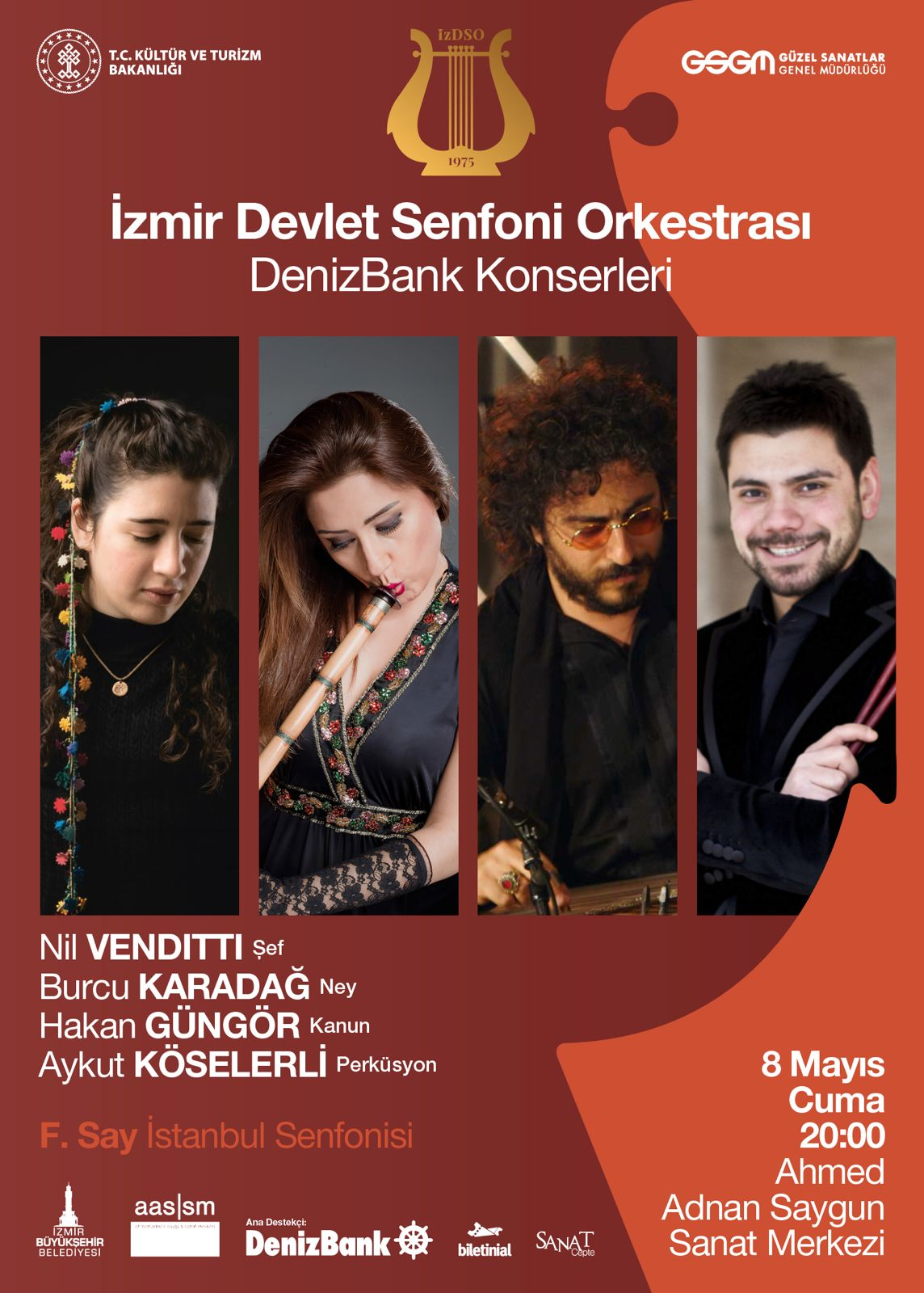 İzmirli sanatseverler için özel gece: İZDSO konseri 8 Mayıs’ta