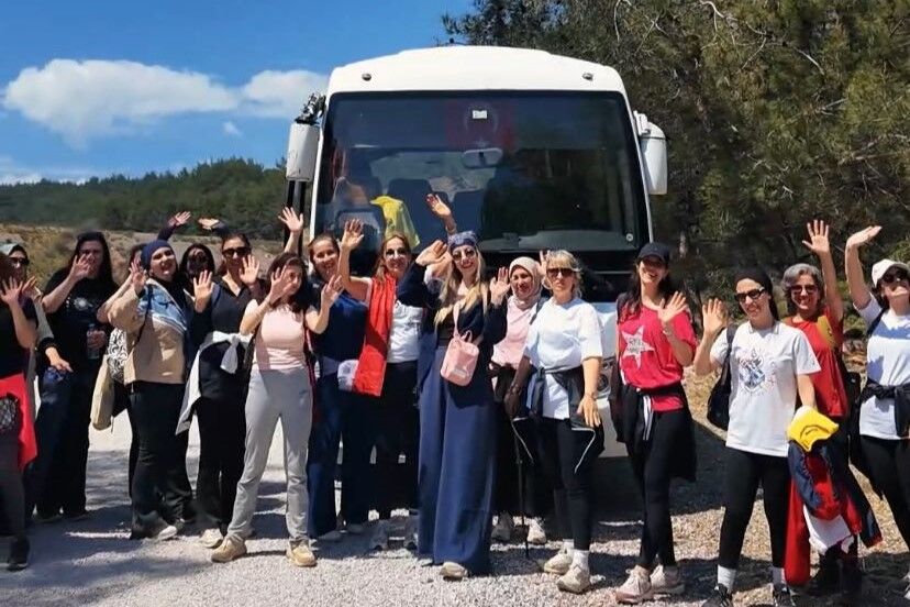 Menderes'te Kadınlar Doğa Yürüyüşünde Buluştu (4)