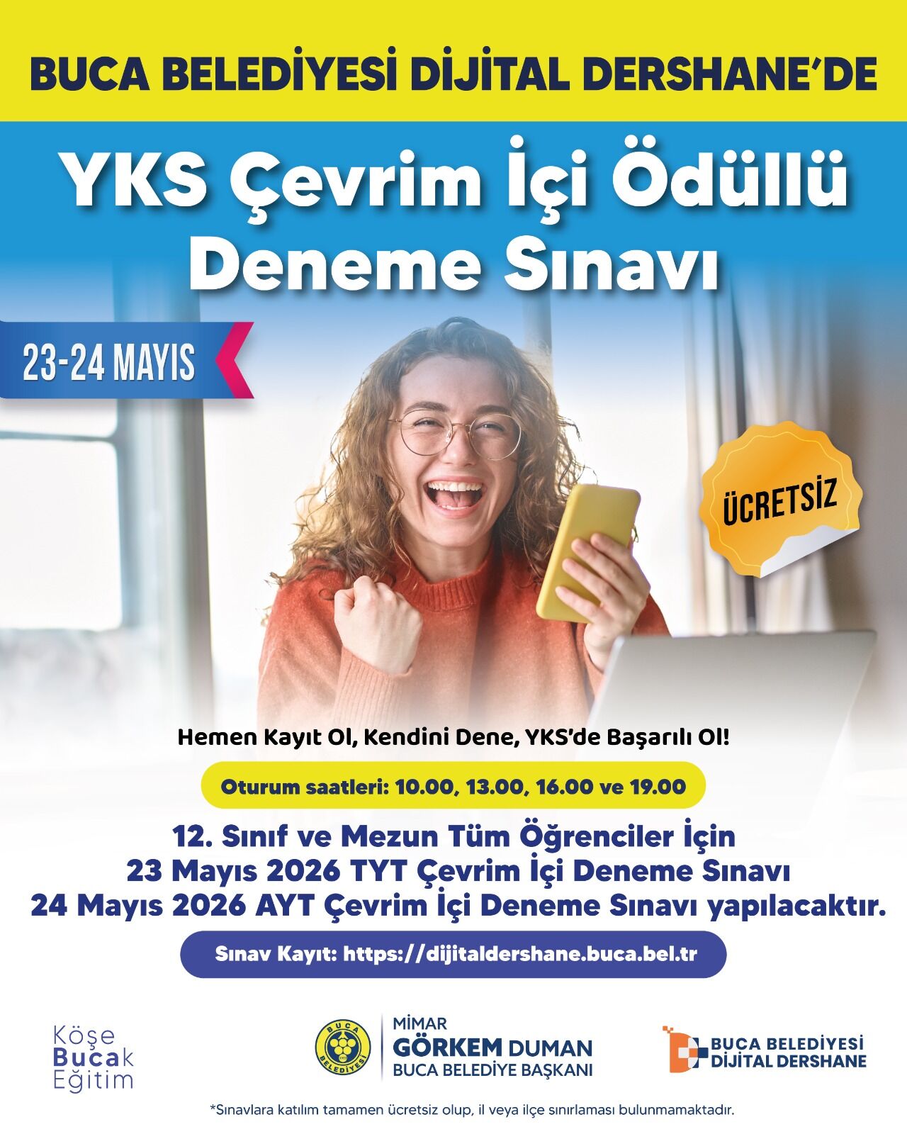 Sınav Öncesi Büyük Fırsat Binlerce Öğrenciye Ücretsiz Deneme Desteği (1)