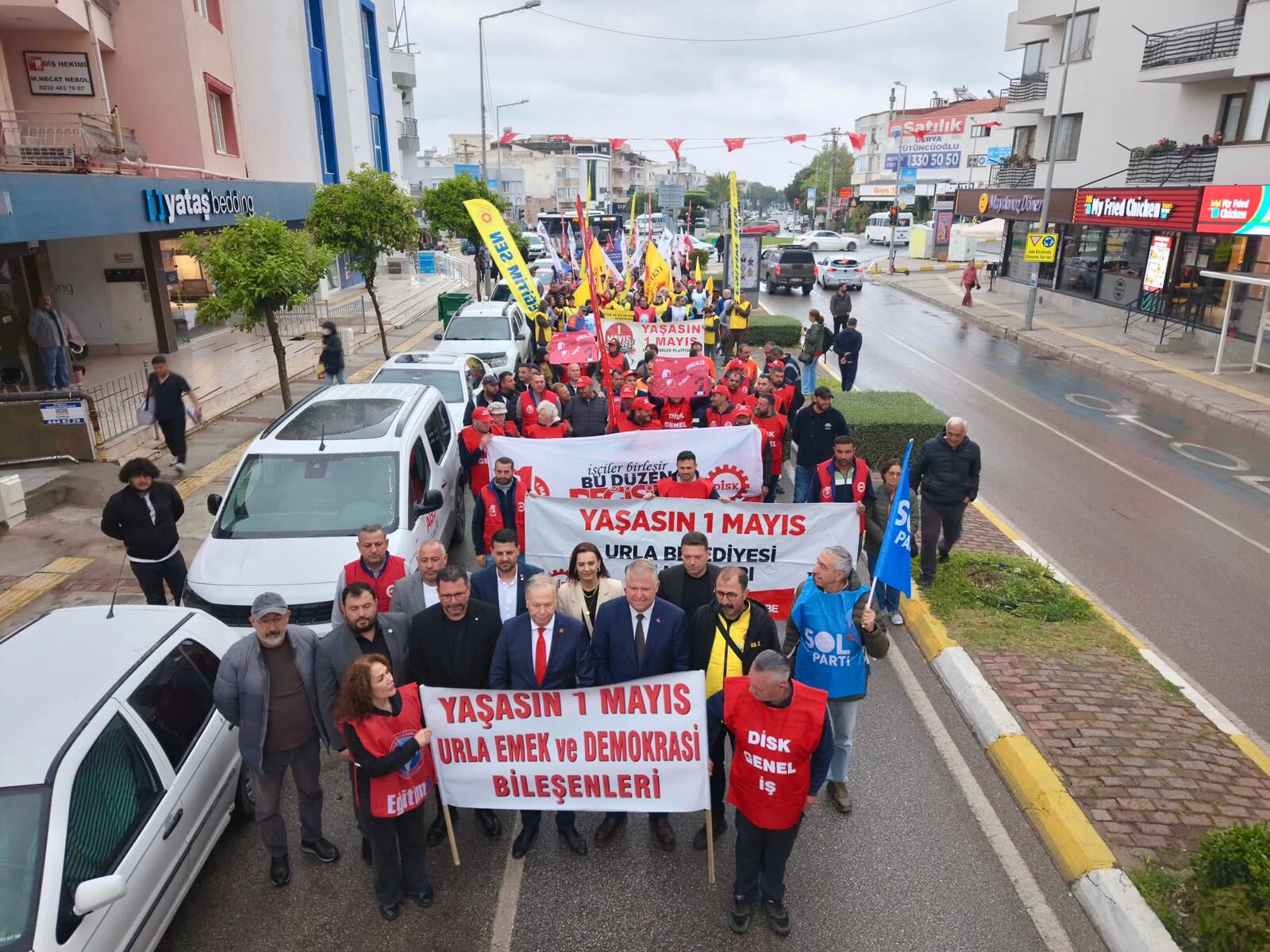 Urla’da 1 Mayıs Mesajı “Adalet Olmadan Huzur Olmaz” (1)