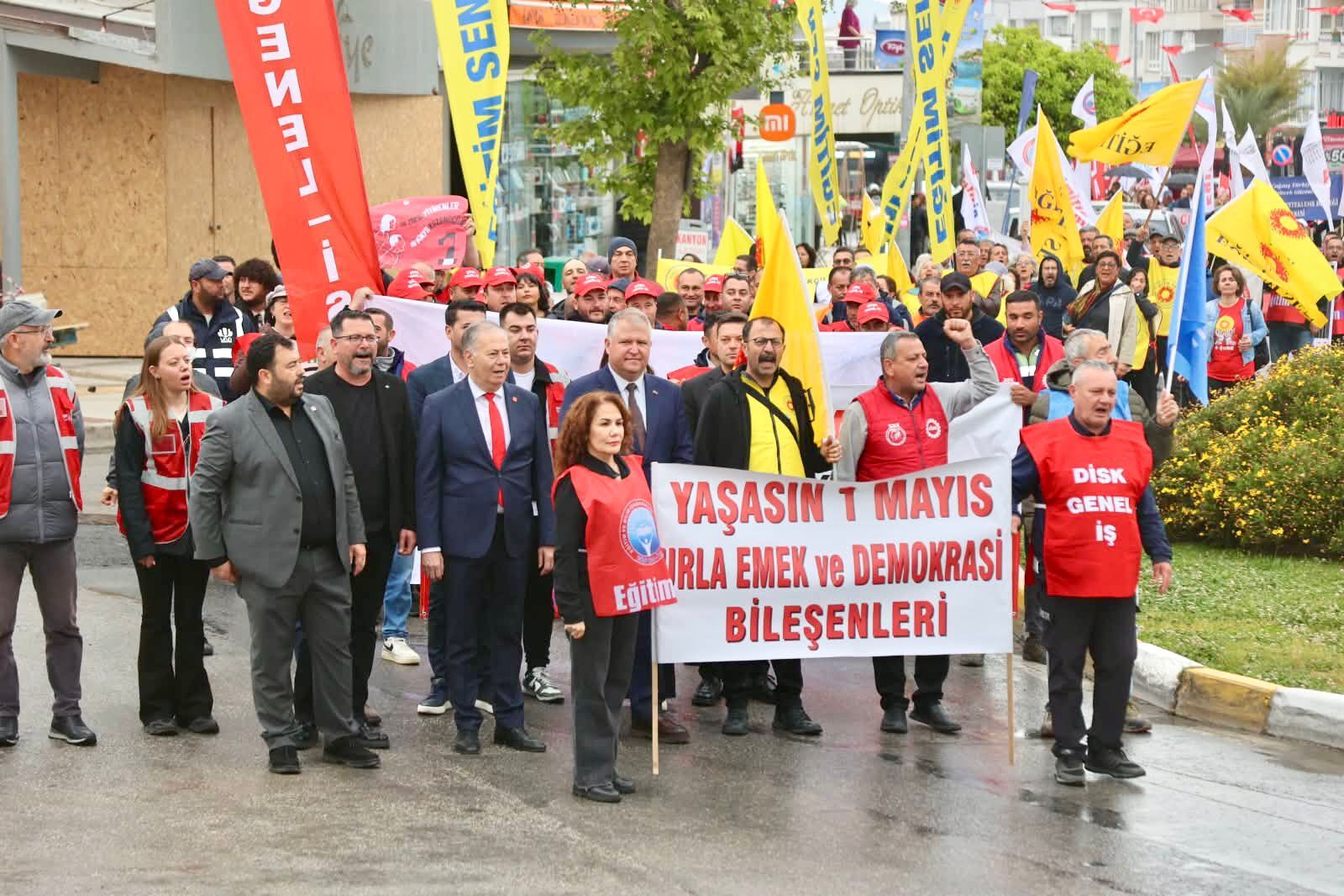 Urla’da 1 Mayıs Mesajı “Adalet Olmadan Huzur Olmaz” (6)