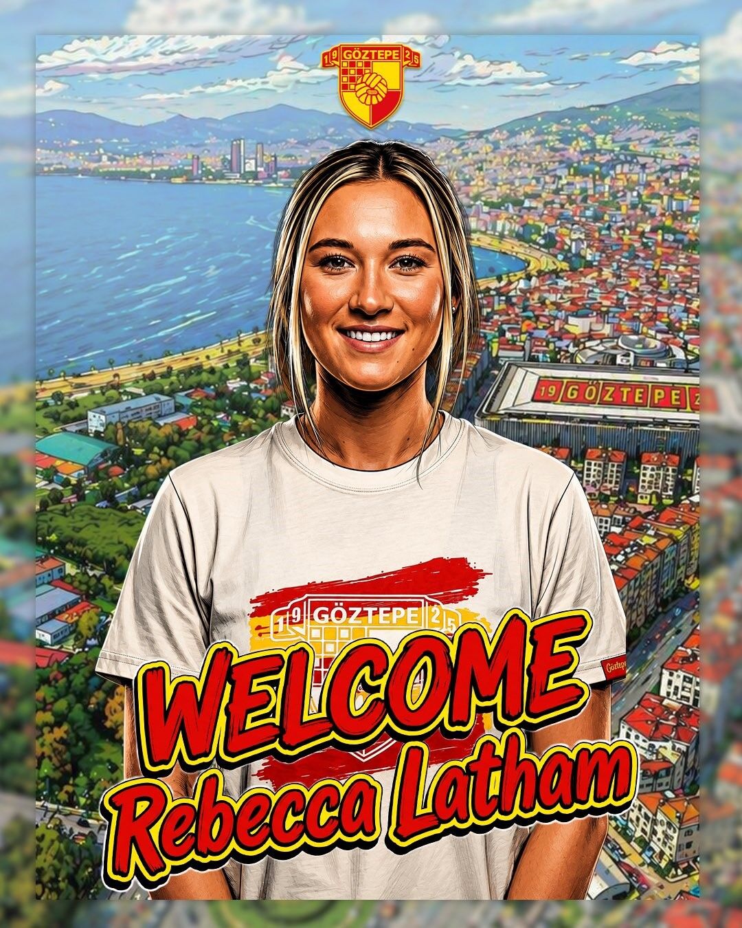Sultanlar Ligi ekiplerinden Göztepe Voleybol, Amerikalı pasör çaprazı Rebecca Latham ile yeni sezon için anlaşma sağladı.