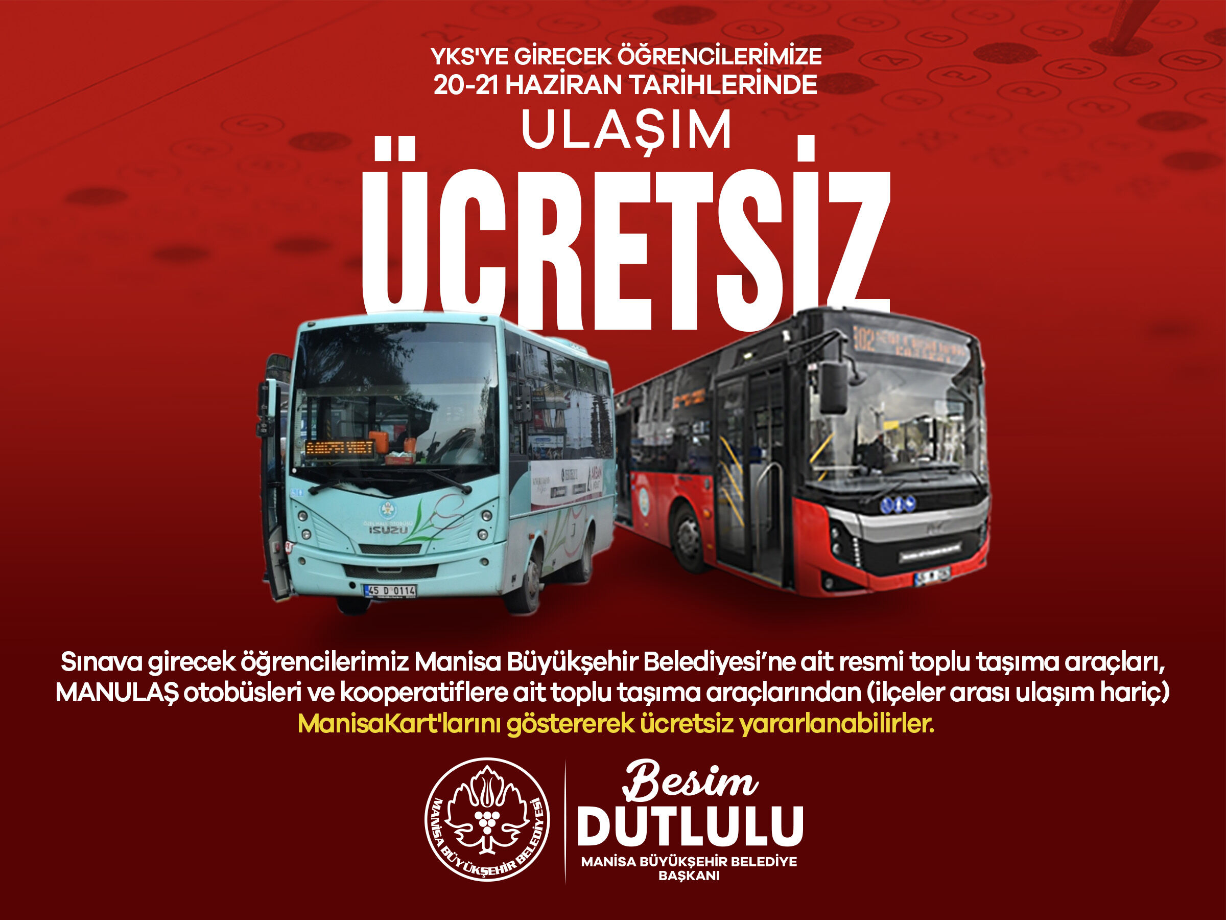 Büyükşehir, Yks Süresince Öğrencilerin Yanında (2)