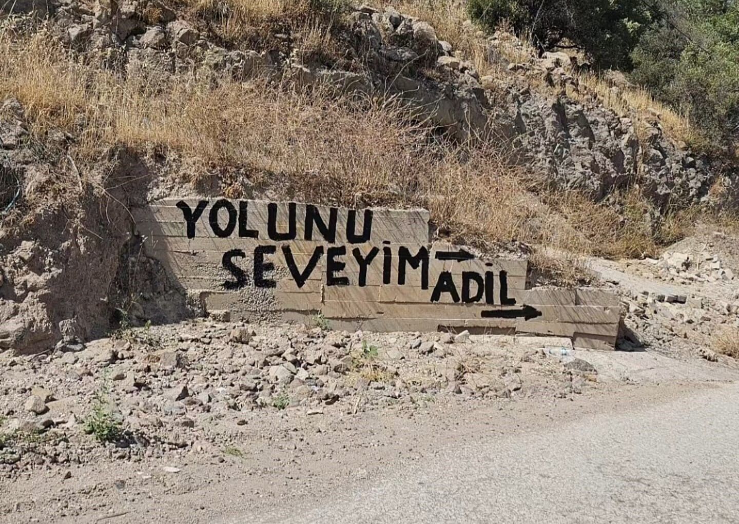 'İzmir'de Bozuk Yol Isyan Ettirdi (1)
