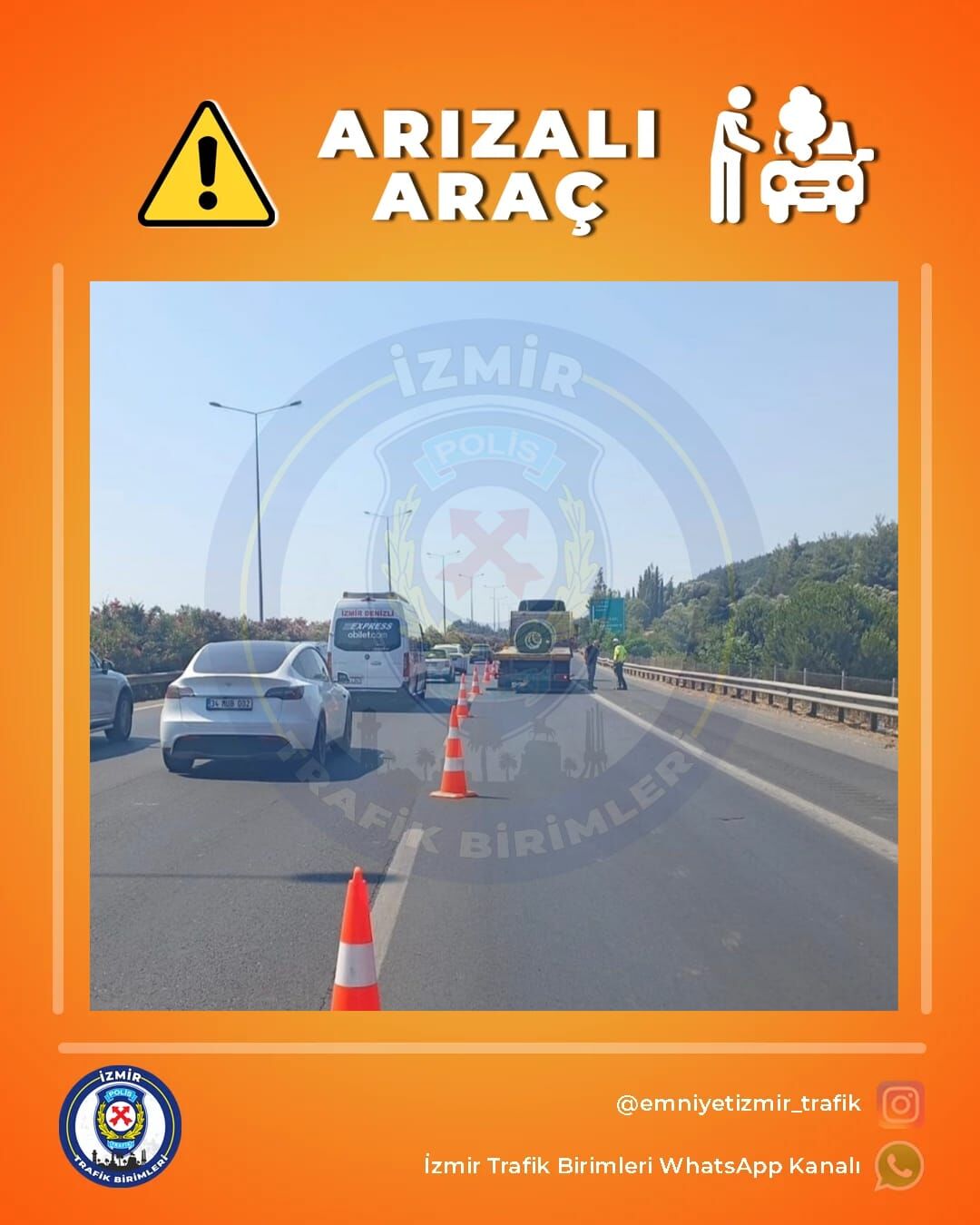 İzmir’de Otoyolu Kullananlar Dikkat Tam 4 Kilometre Kuyruk Var!