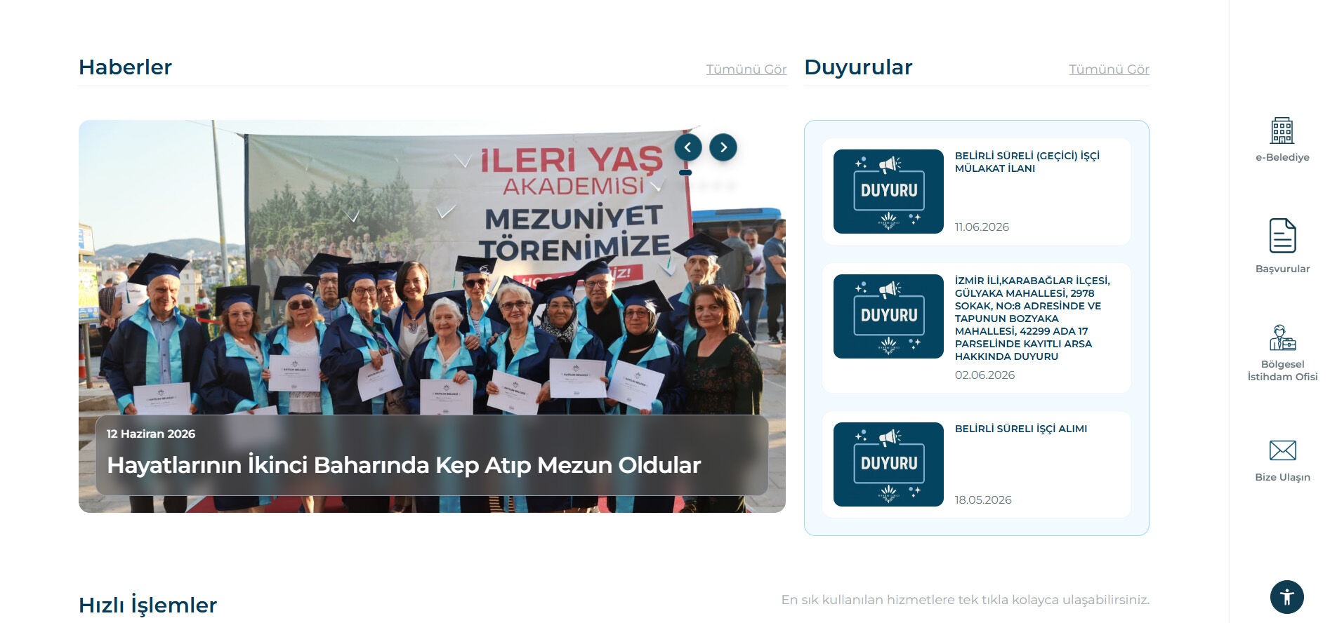 Karabaglar Belediyesi Yenilenen Web Sitesi Yayında (3)