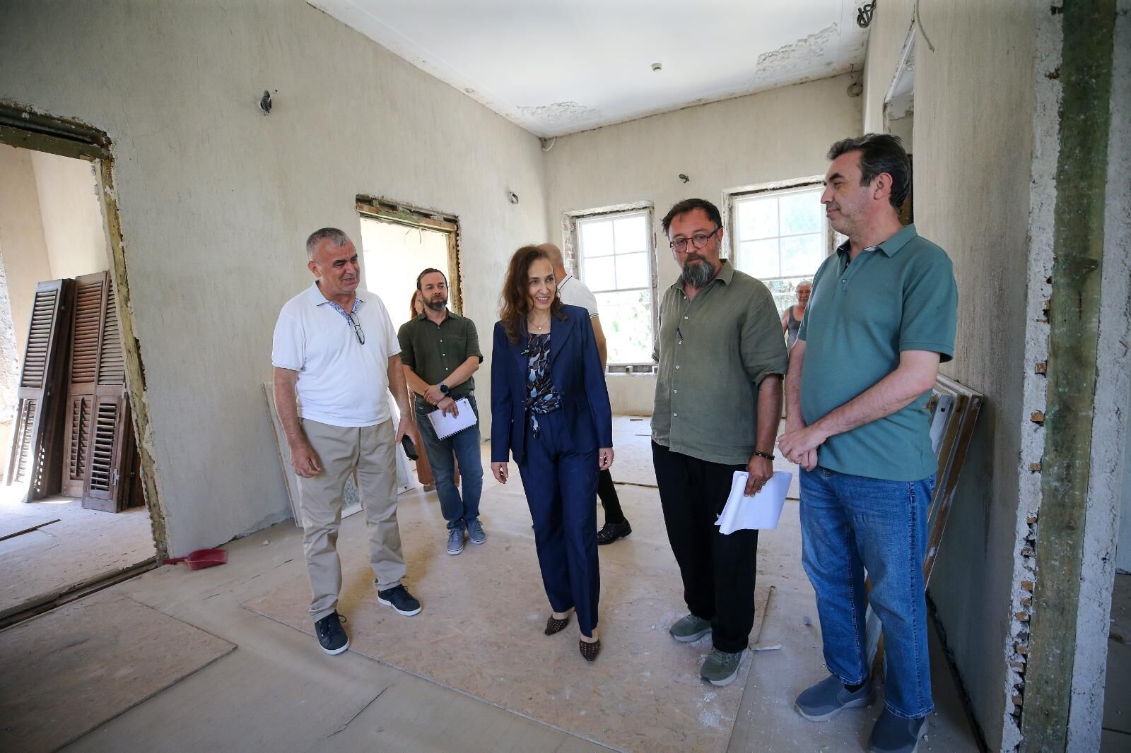 Latife Hanım Köşkü’nde Restorasyon Sürüyor, Başkan Ünsal Çalışmaları Yerinde Inceledi (2)