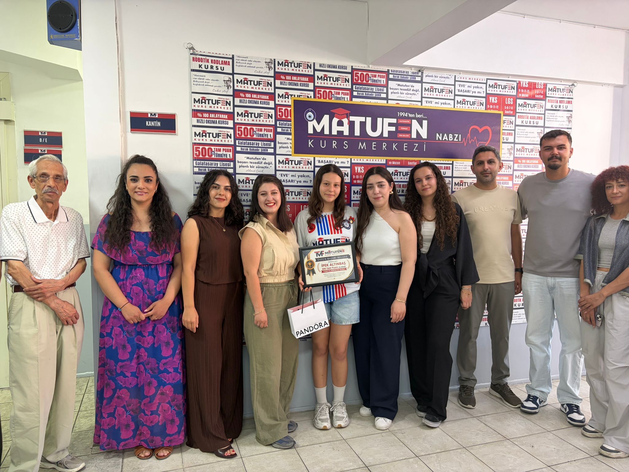 Matufen Kurs Merkezi Öğrencisi İpek Altınbaş, 500 Tam Puanla Türkiye Birincisi Oldu! (7)
