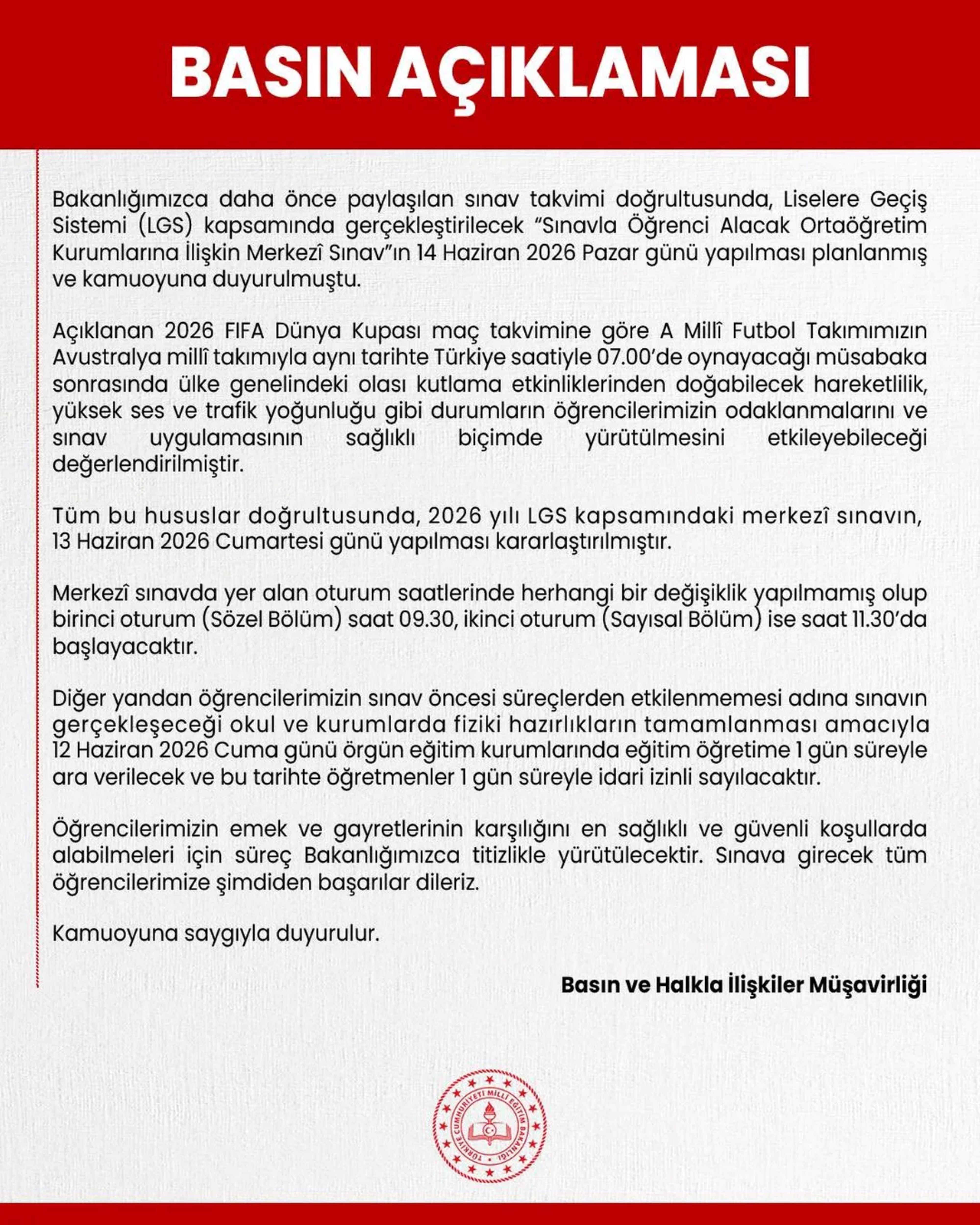 Milli Eğitim Bakanlığı