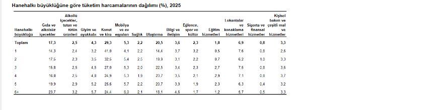 Tüi̇k Tüketi̇m
