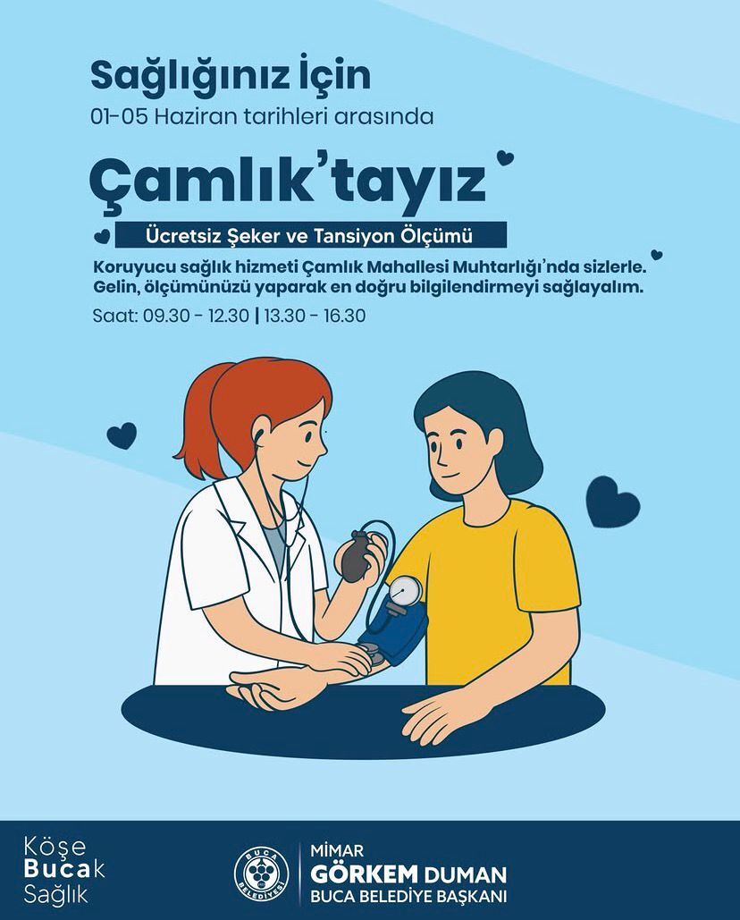 Buca Belediyesi, koruyucu sağlık hizmetlerini mahallelere taşımaya devam ediyor.