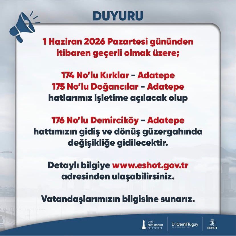 Bugünden itibaren geçerli: İzmir'in yeni otobüs hatları!